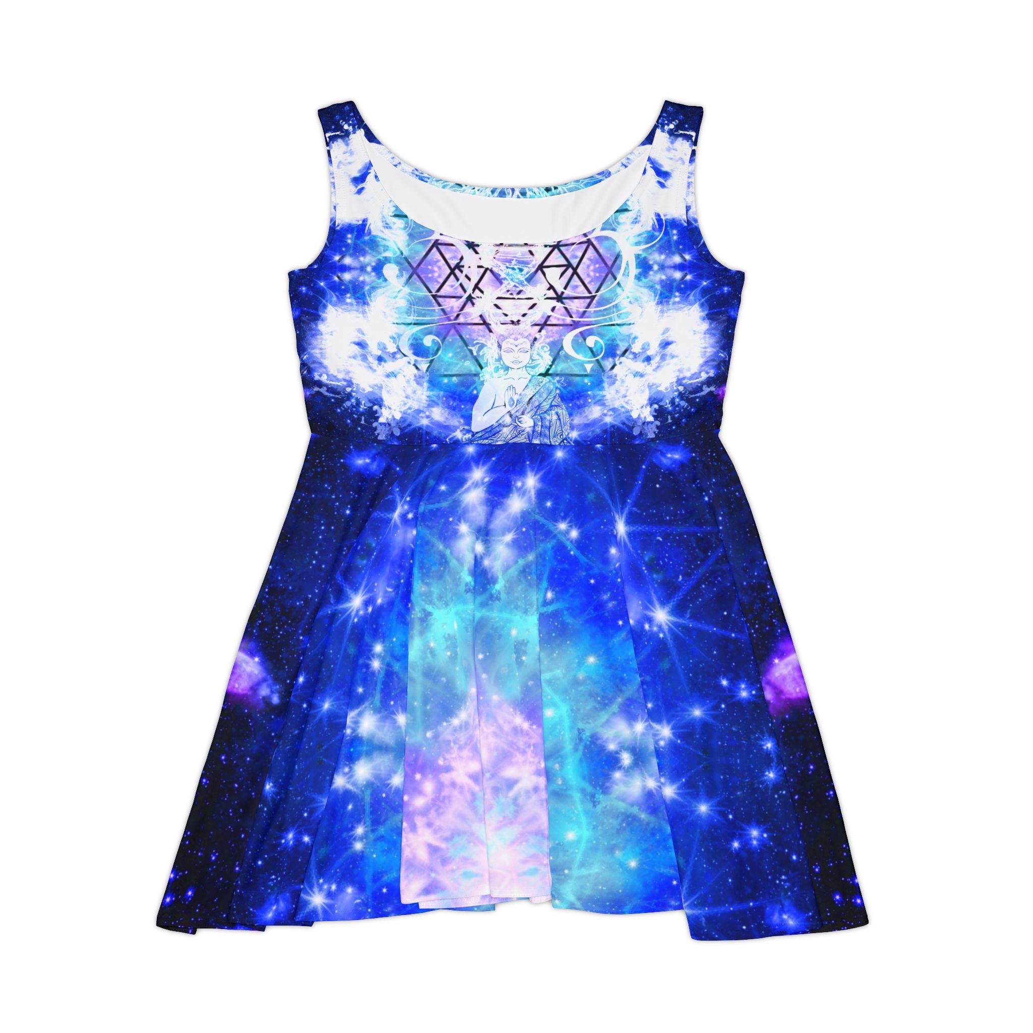 Amen Jin's Katerina's Eros & Psyche Buddha Meditations Women's Skater Dress