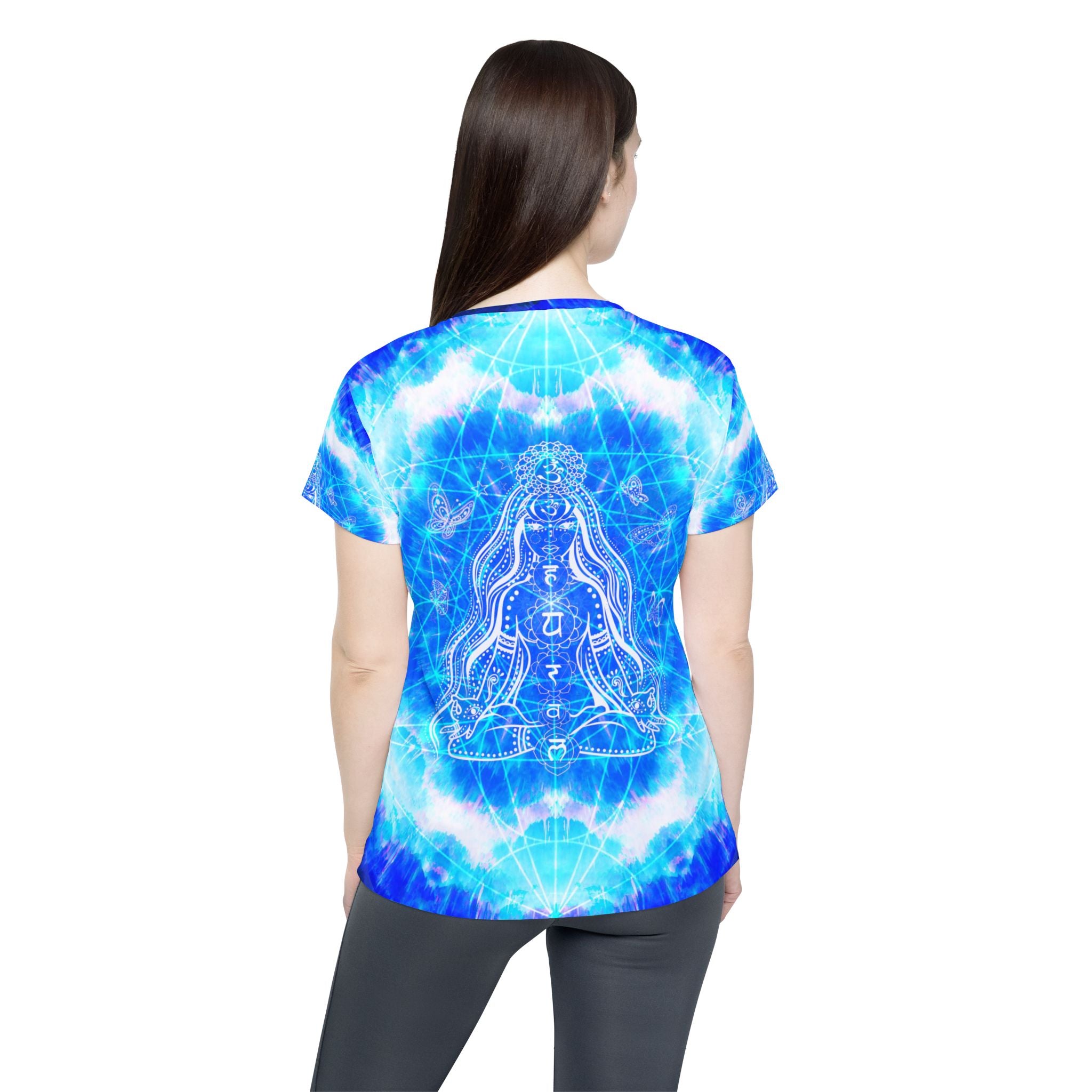 Amen Jin's Blue Sun Cosmic Meditations Women's Sports Jersey