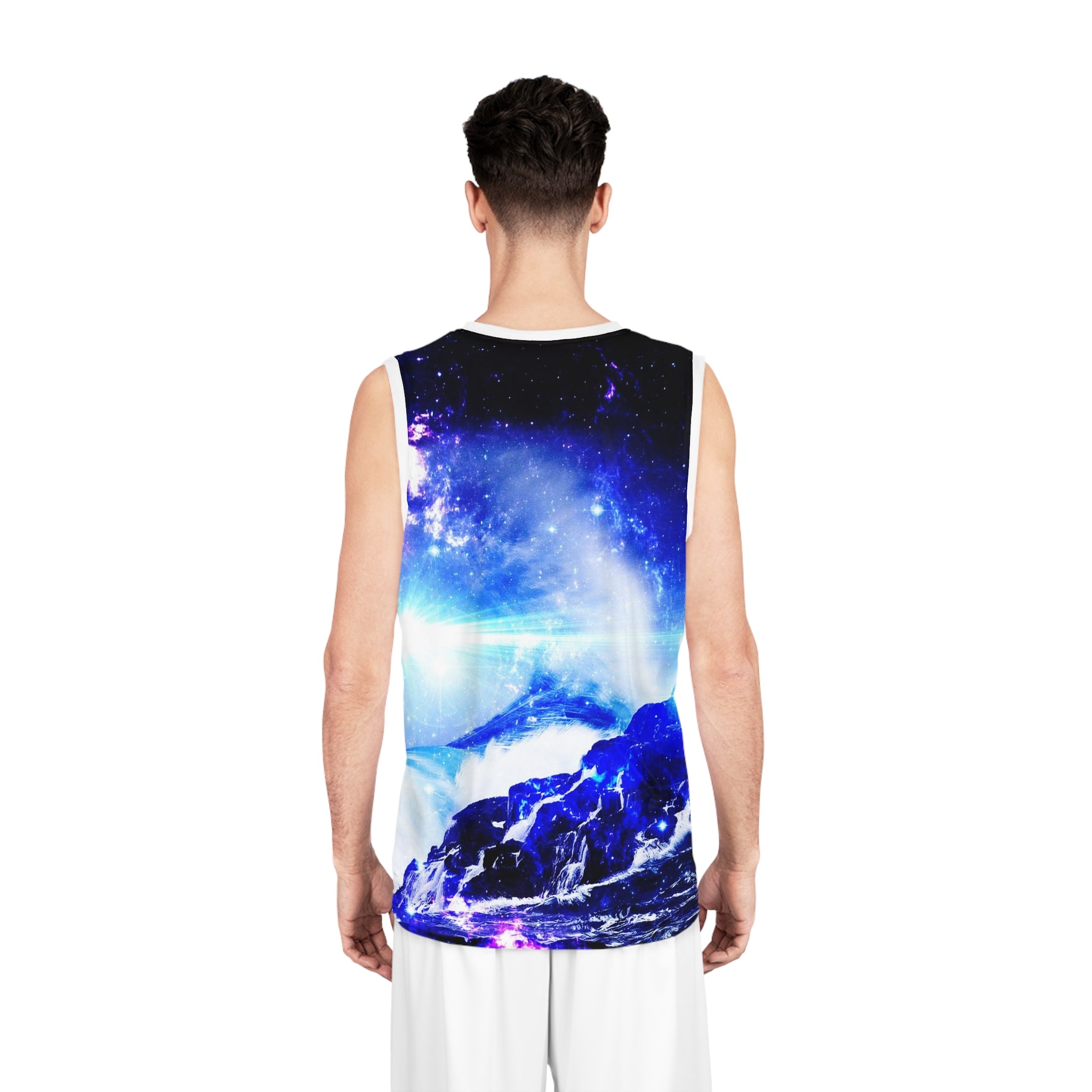 Iridescent Serenity Bay Dreams Basketball Jersey