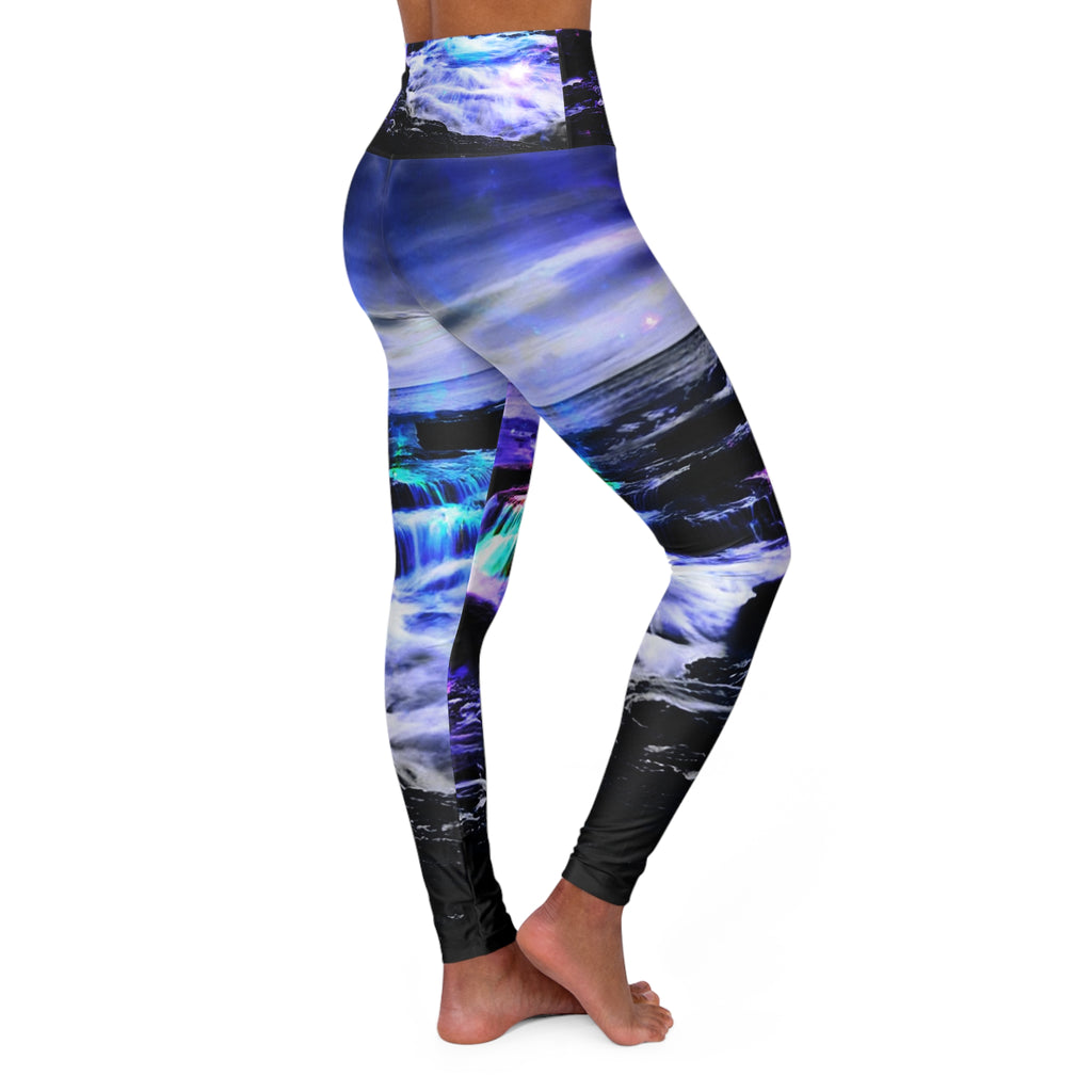 Ad Amorem Amisi Majical Sea Dreams High Waisted Yoga Leggings