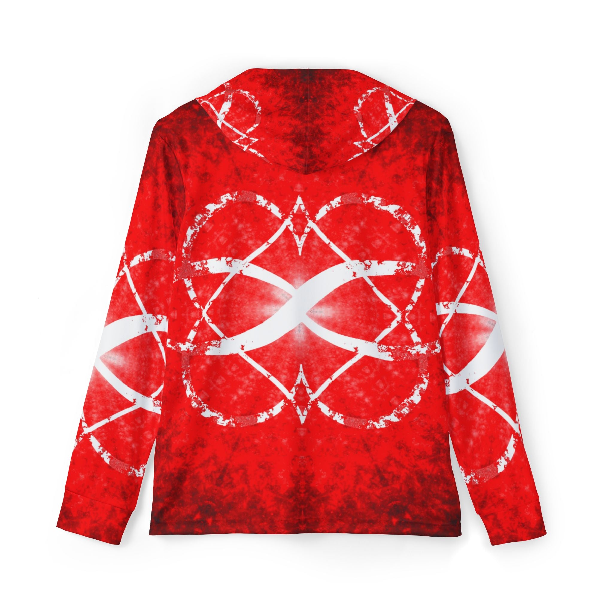 Katerina's Red Instead Infinity Desires 2024 Men's Sports Warmup Hoodie