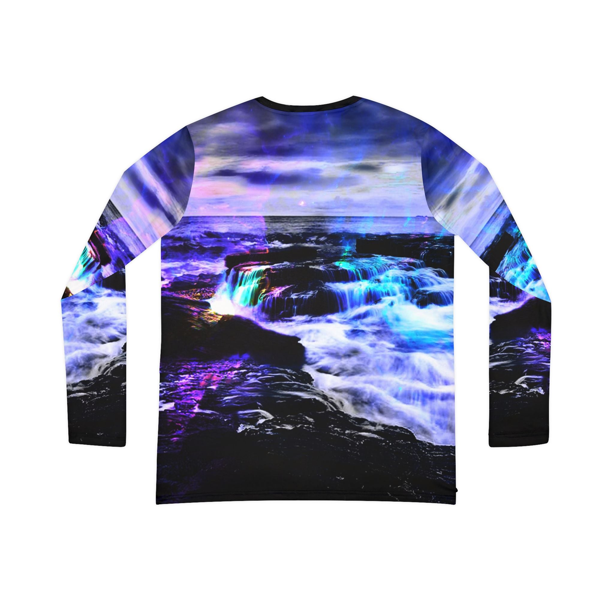 Ad Amorem Amisi Majickal Sea Dreams Women's Long Sleeve V-neck Shirt