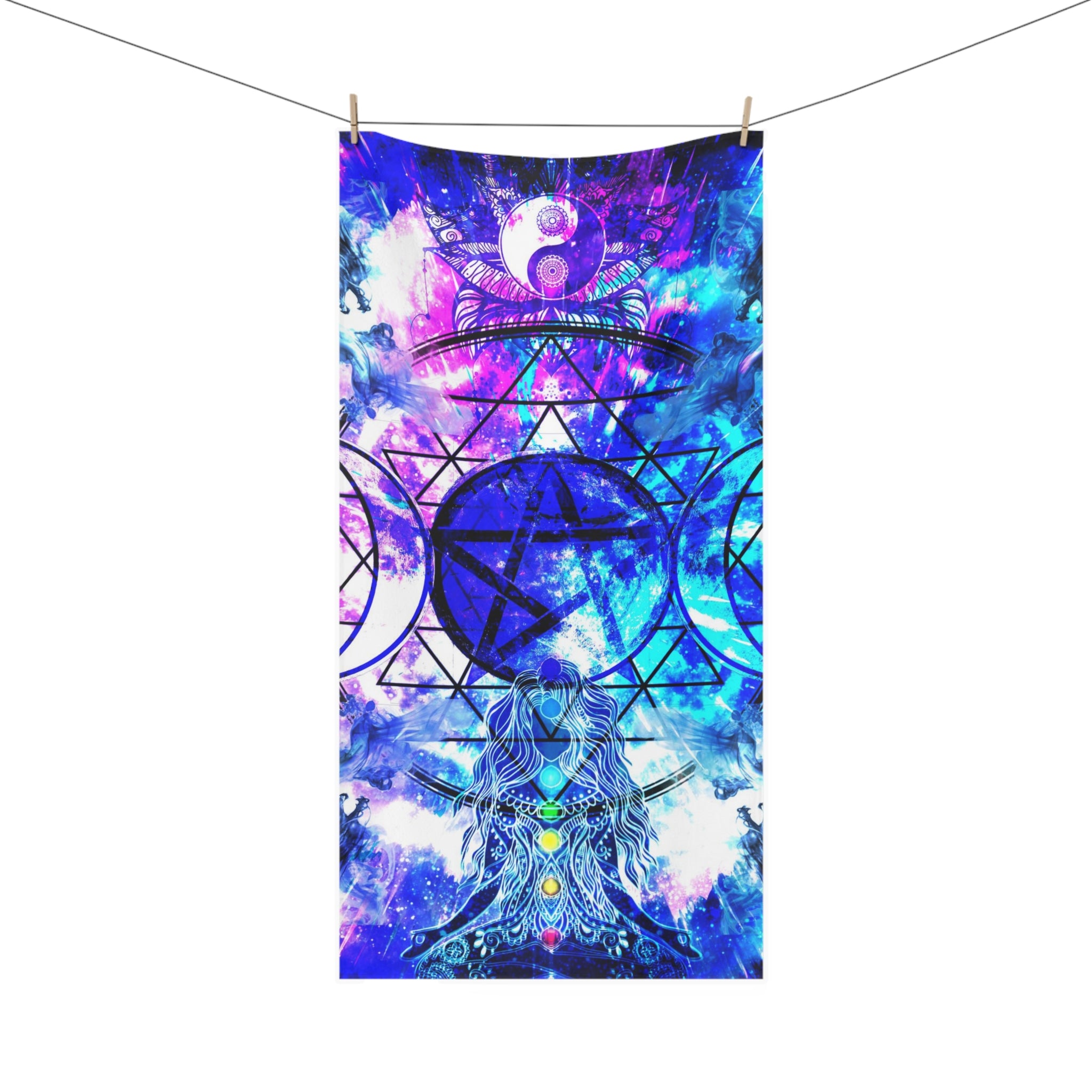Creation's Magickal Awakening Meditations Mink-Cotton Towel