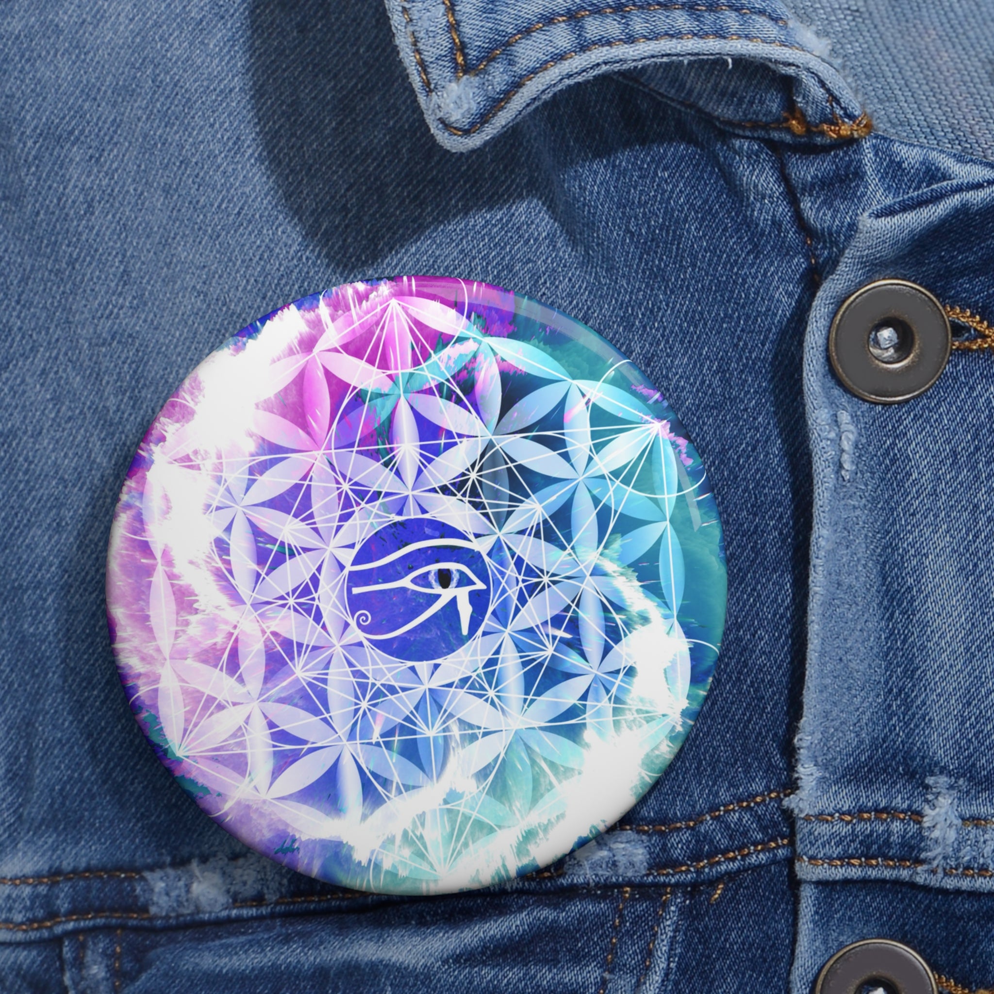 Creation's Illumination Meditations Pin Buttons