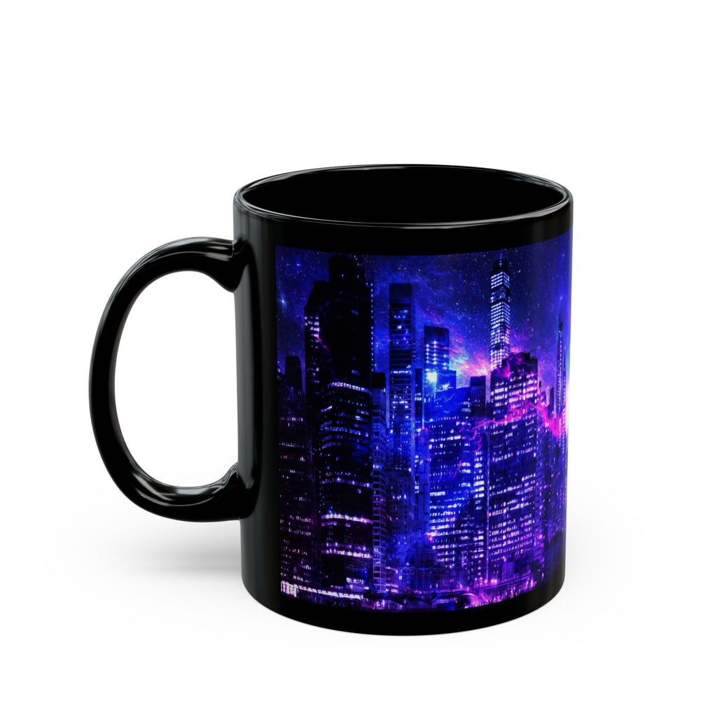 Amethyst New York Dreams Black Mug