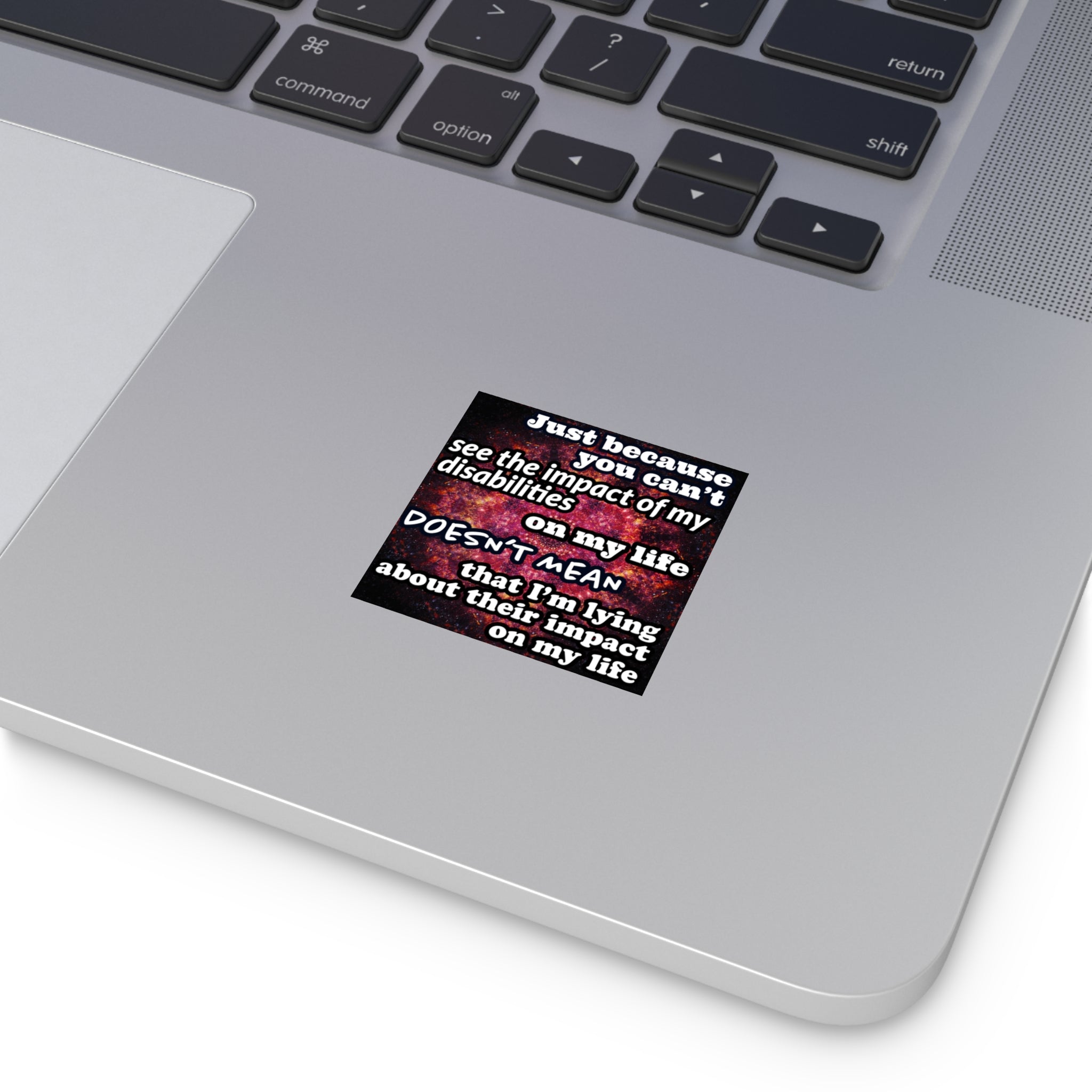 Katerina's Battle Symphony Desires 2023 "Just Because You Can't" Square Stickers, Indoor\Outdoor