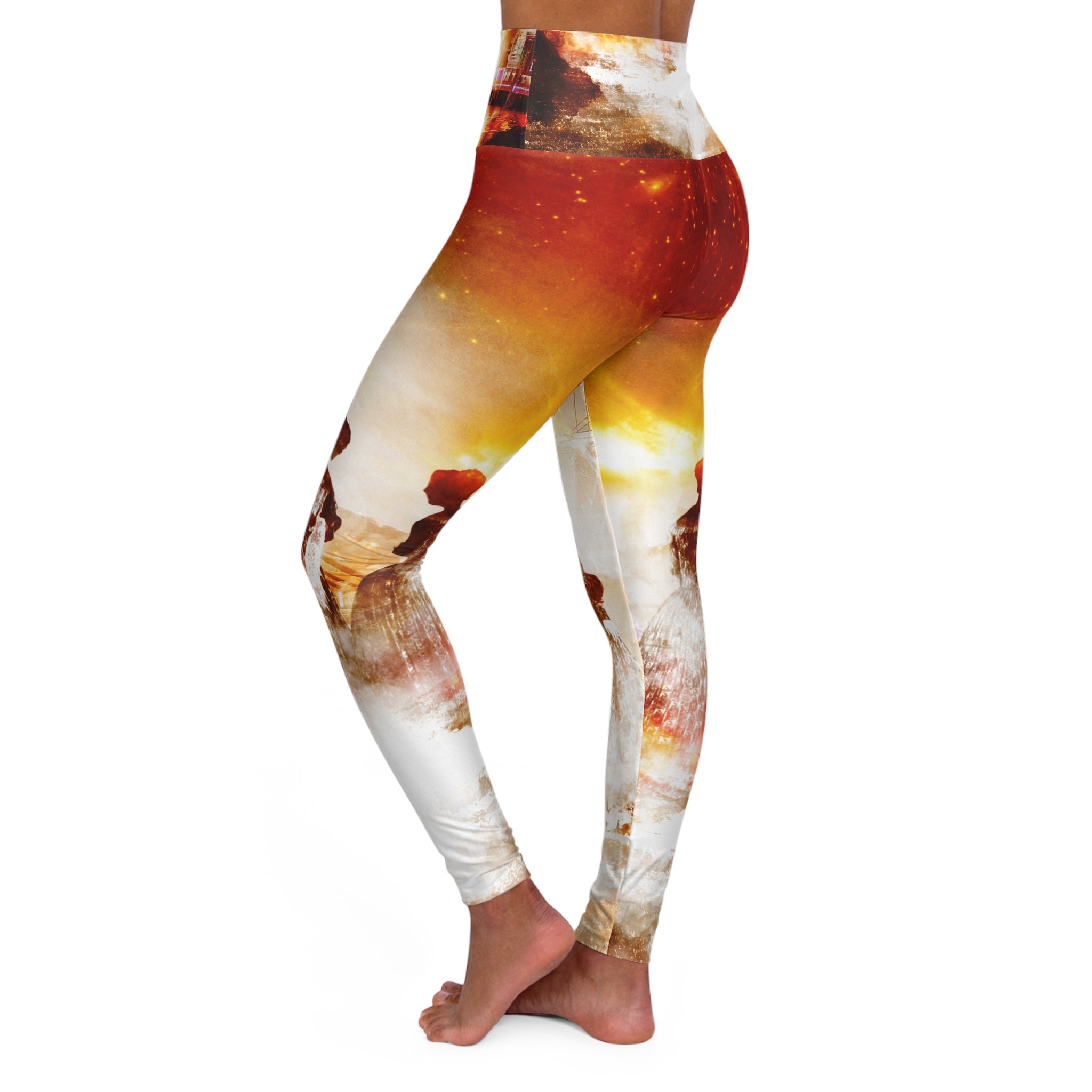 Samhain Eve Salem Harbor Dreams High Waisted Yoga Leggings