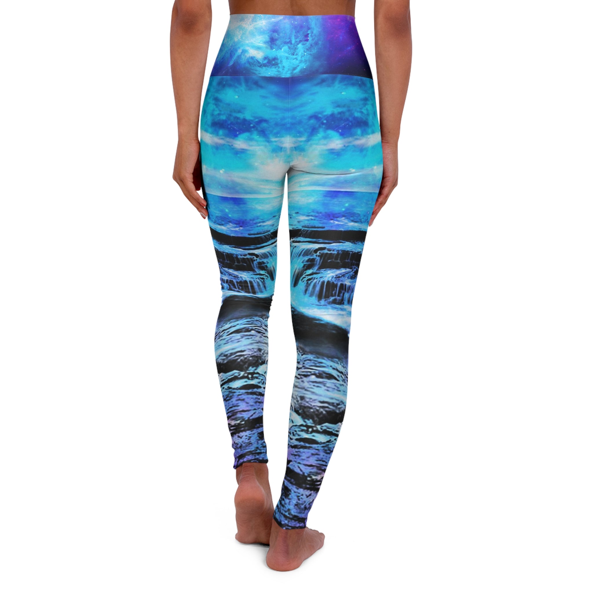 Creation's Heaven Majical Sea Dreams High Waisted Yoga Leggings
