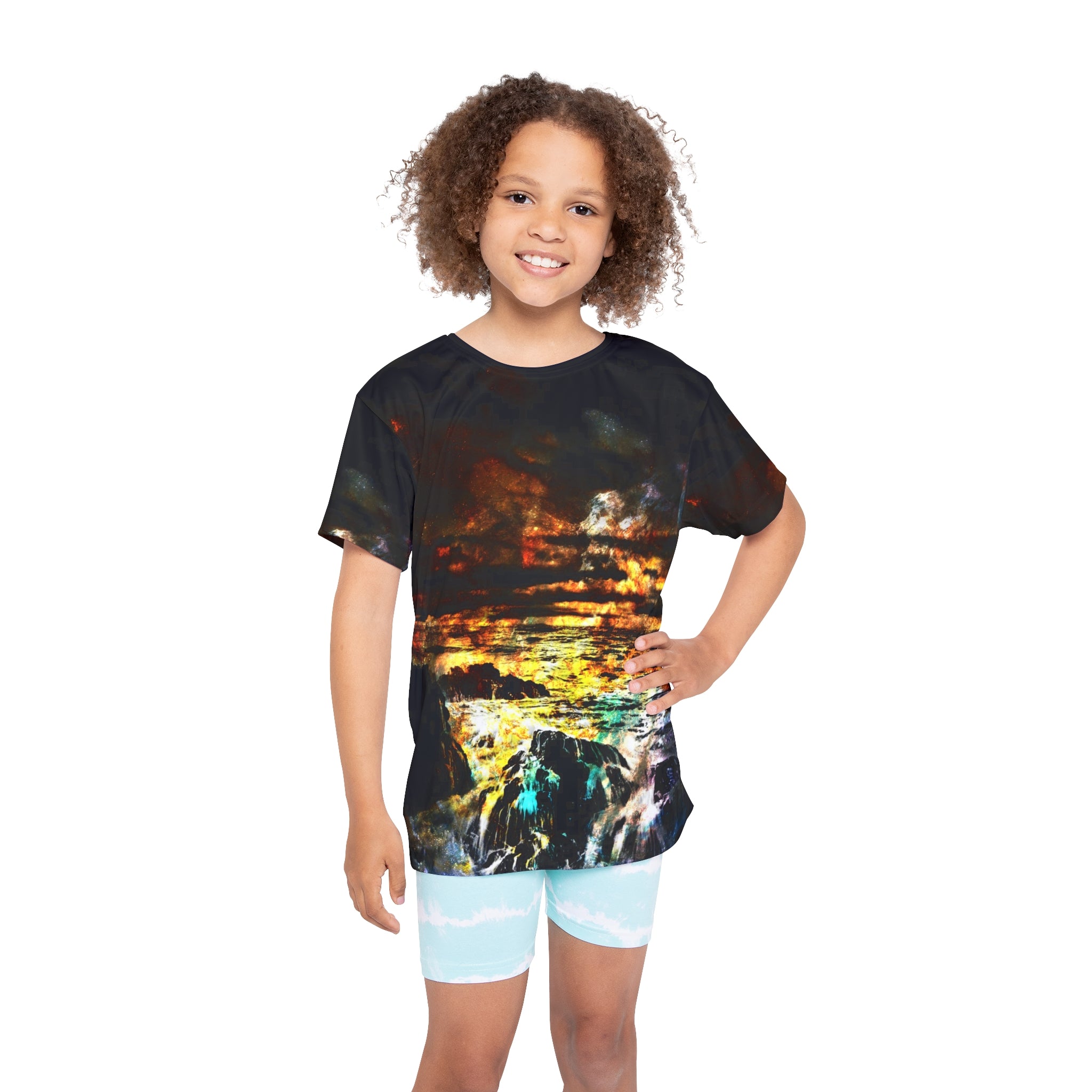 Breathe Again Cosmic Falls Dreams Kids Sports Jersey