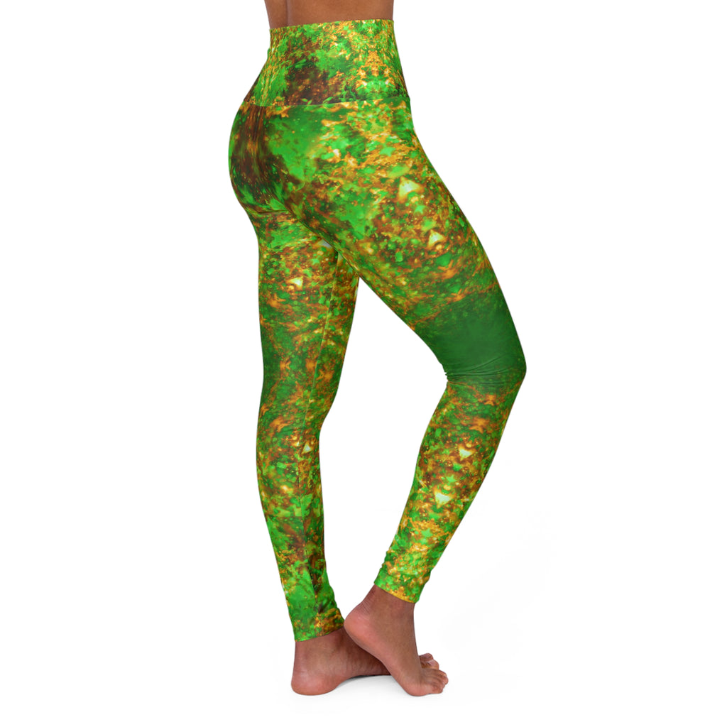 Katerina's Yule Lighted String Desires High Waisted Yoga Leggings