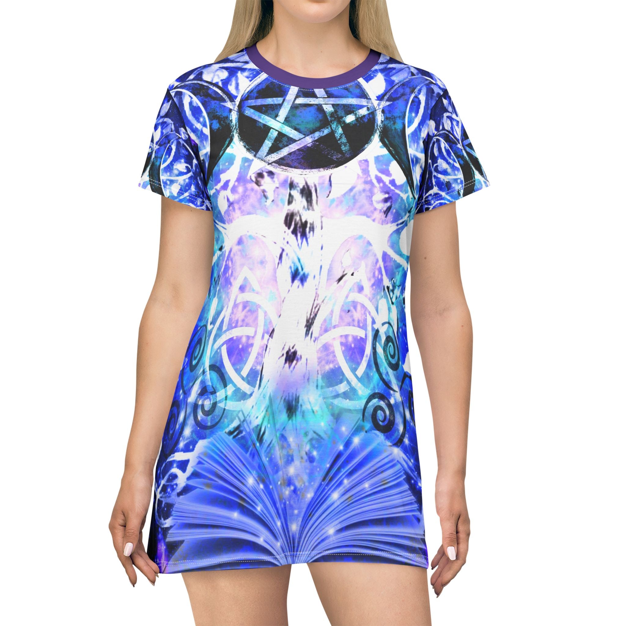 Amen Jin's Katerina's Eros and Psyche Celtic Meditations T-Shirt Dress