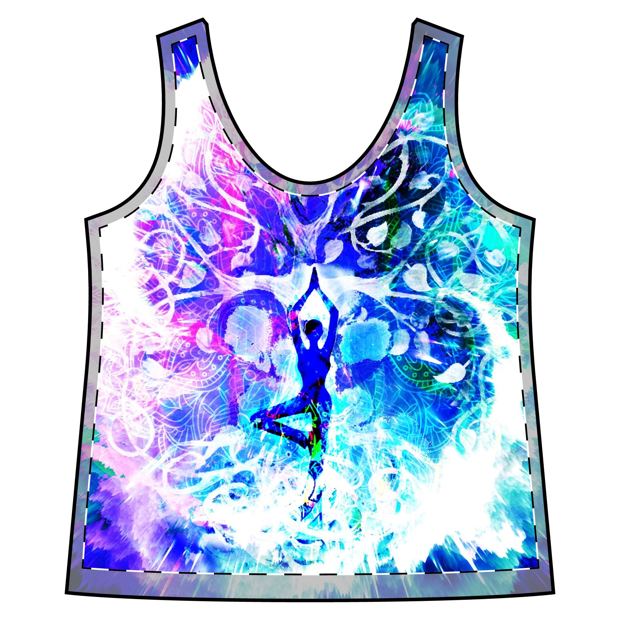 Creation's Namaste Meditations Women's Racerback Tank