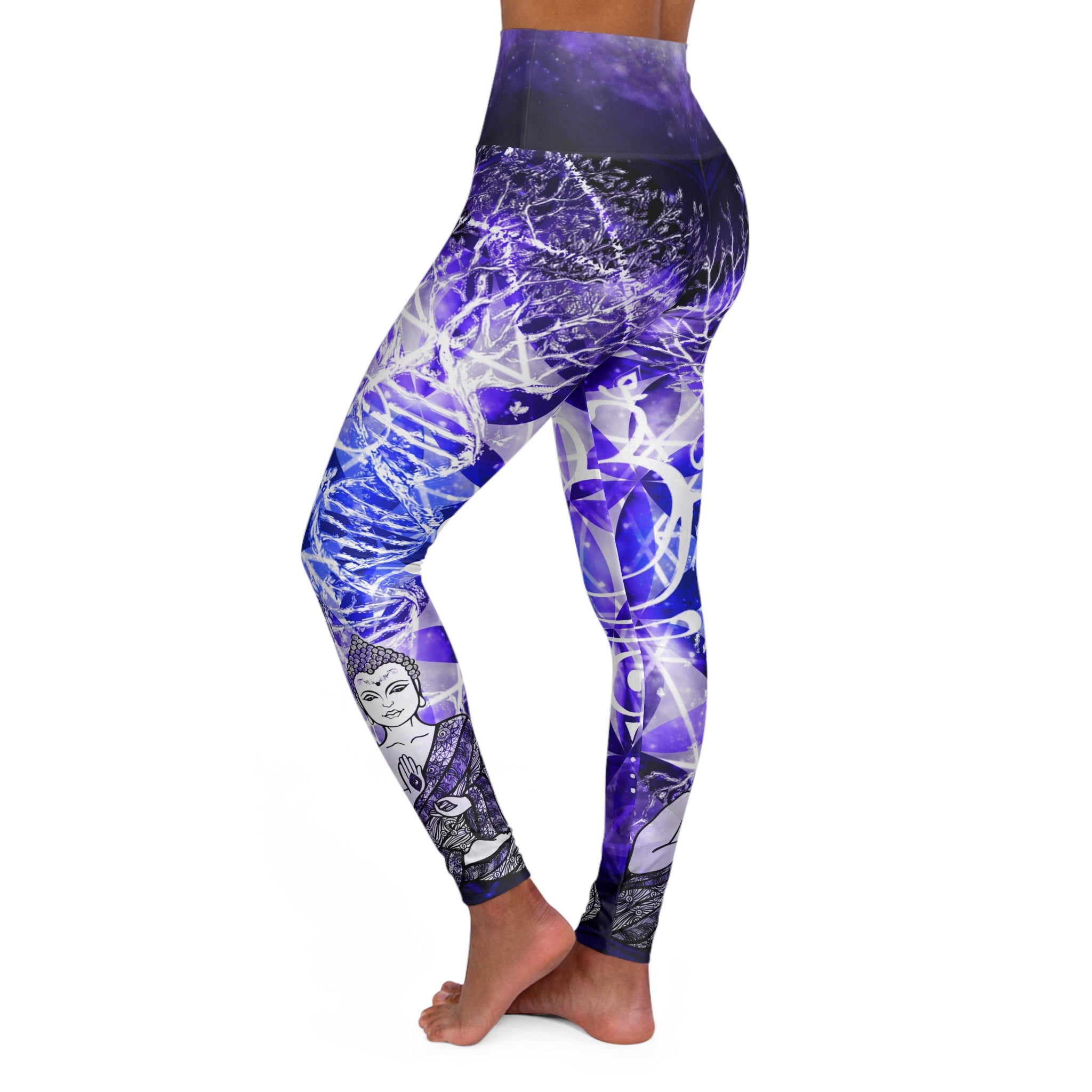 Katerina's We Will Go Home Buddha Meditations High Waisted Yoga Leggings