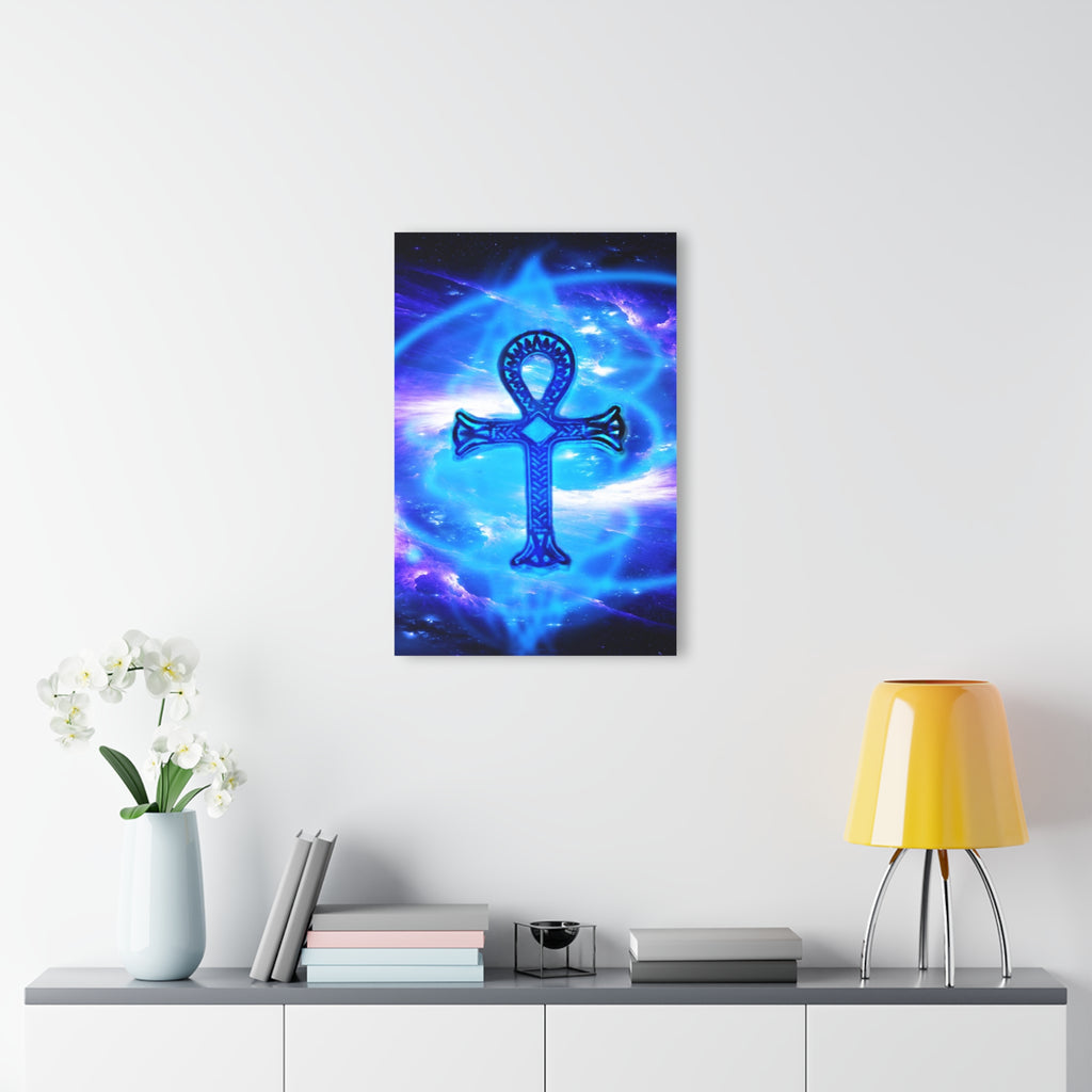 Amethyst Sapphire Ankh Dreams Acrylic Prints (French Cleat Hanging)
