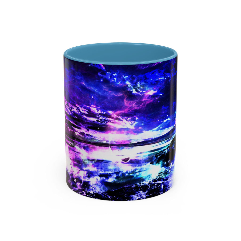 Amethyst Dancing Sea Dreams Accent Coffee Mug