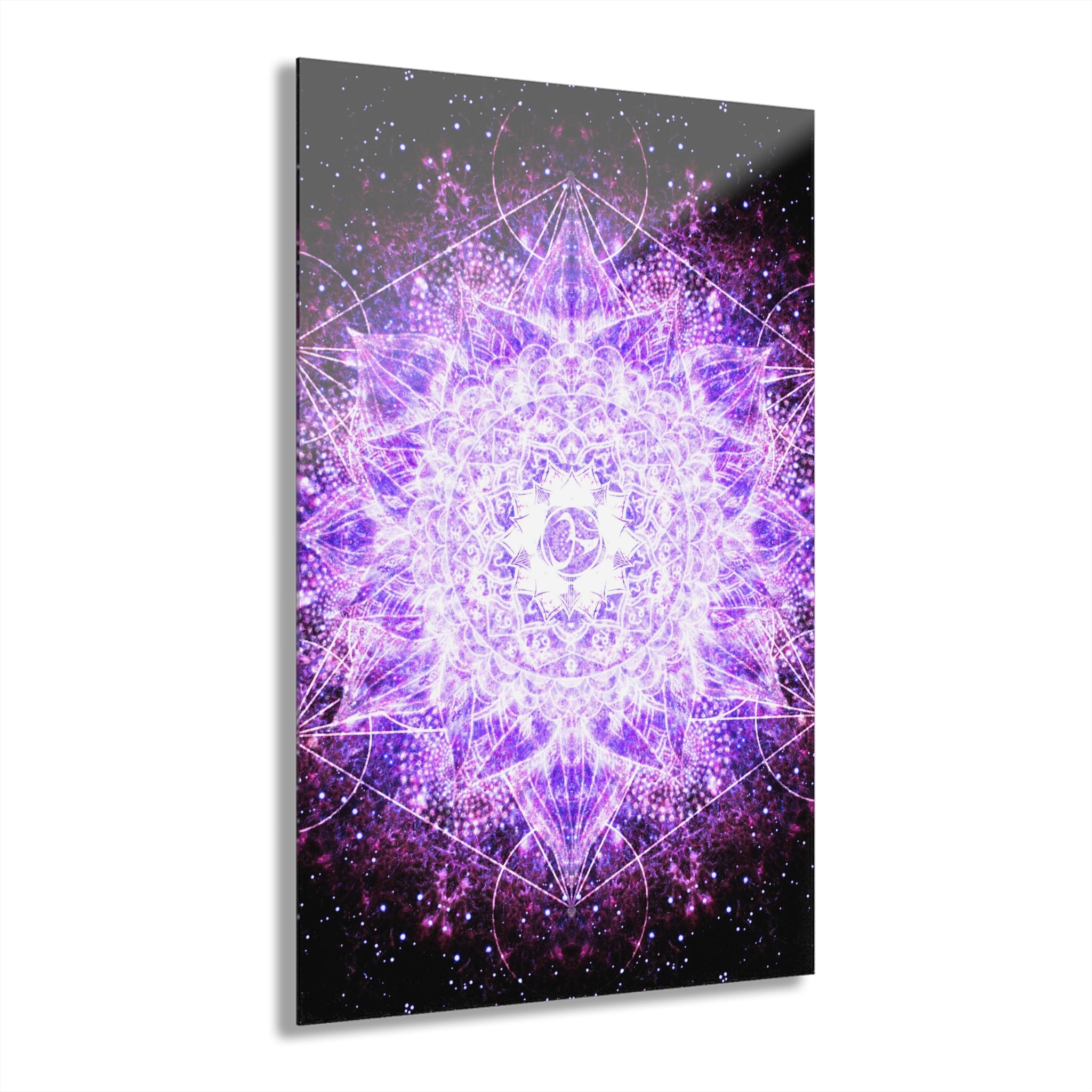 Sahasrara Meditations Acrylic Print (French Cleat Hanging)