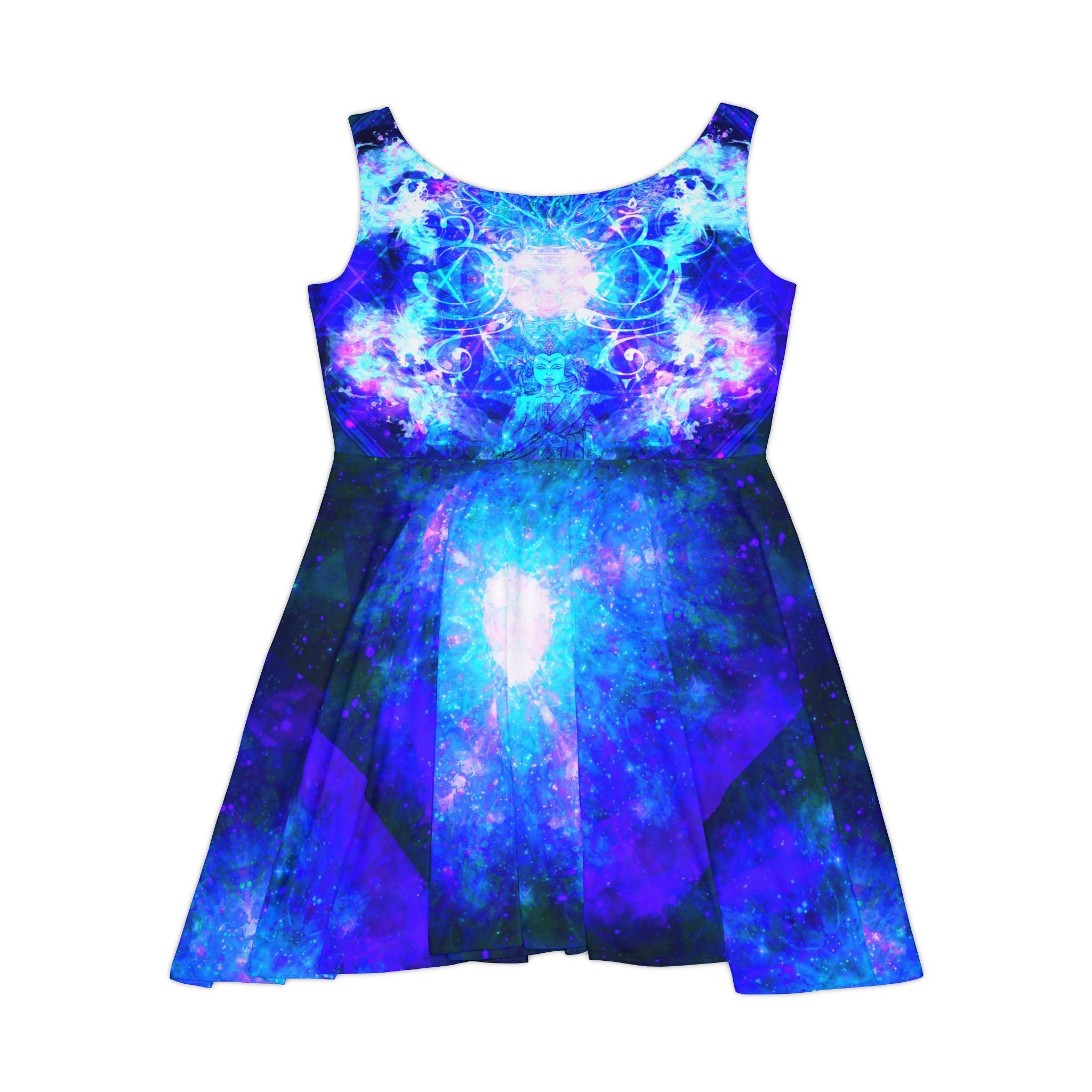 Amen Jin's Memories of Yesterday Buddha Meditations Women's Skater Dress