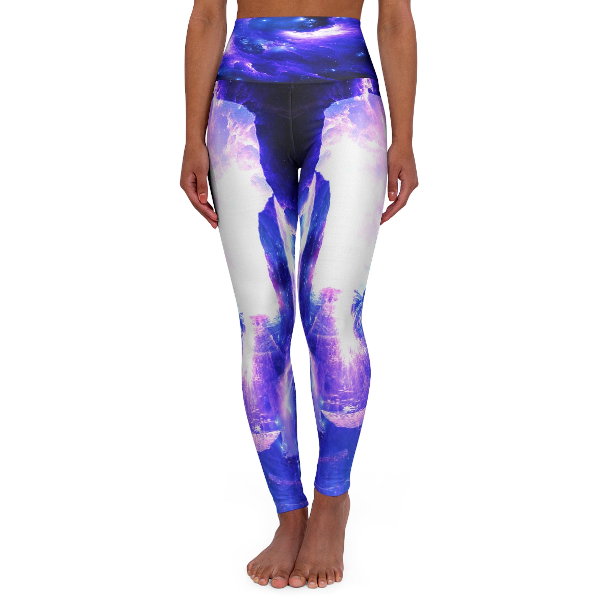 Amethyst Sapphire Hideaway Mountain Dreams High Waisted Yoga Leggings