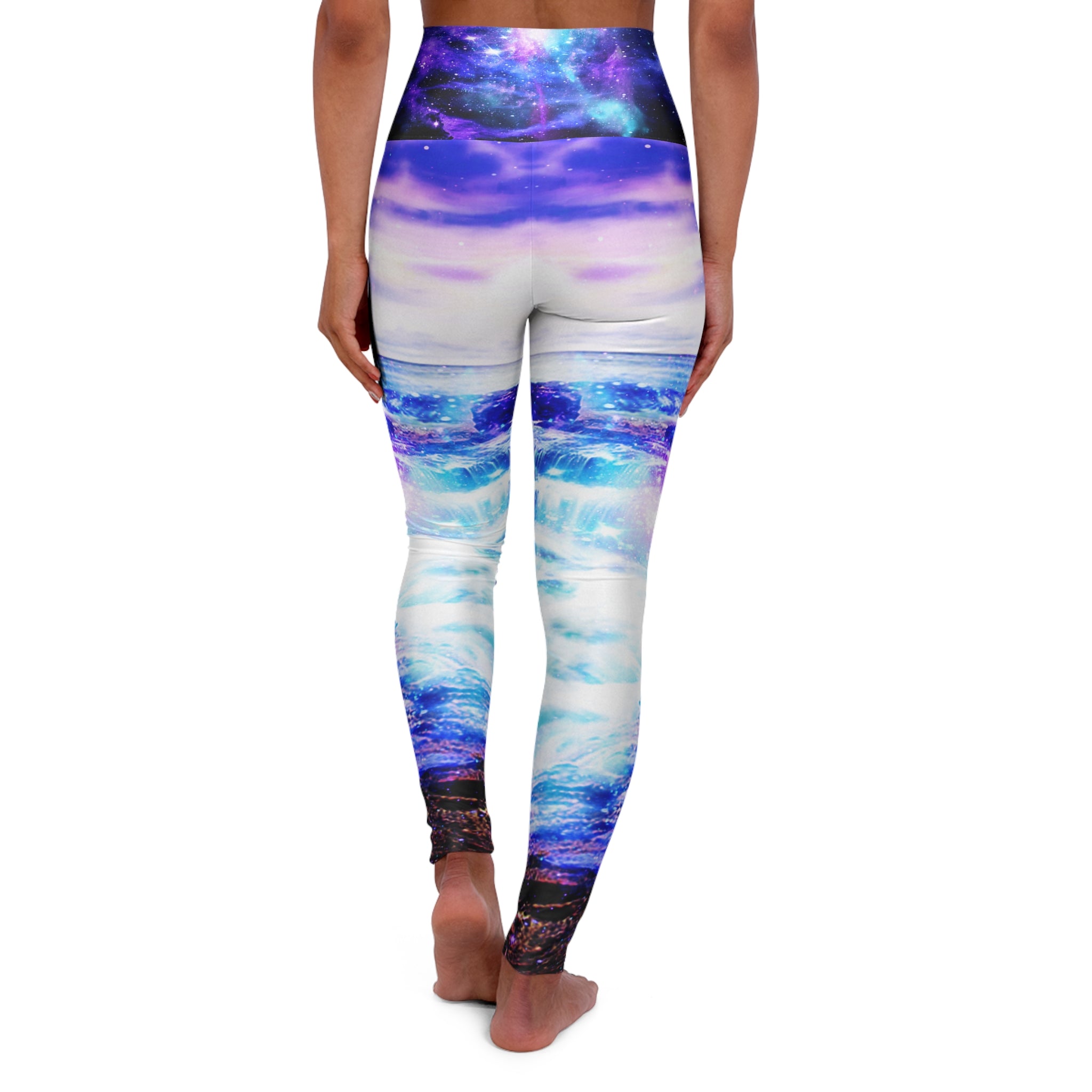 Mystic Majical Sea Dreams High Waisted Yoga Leggings