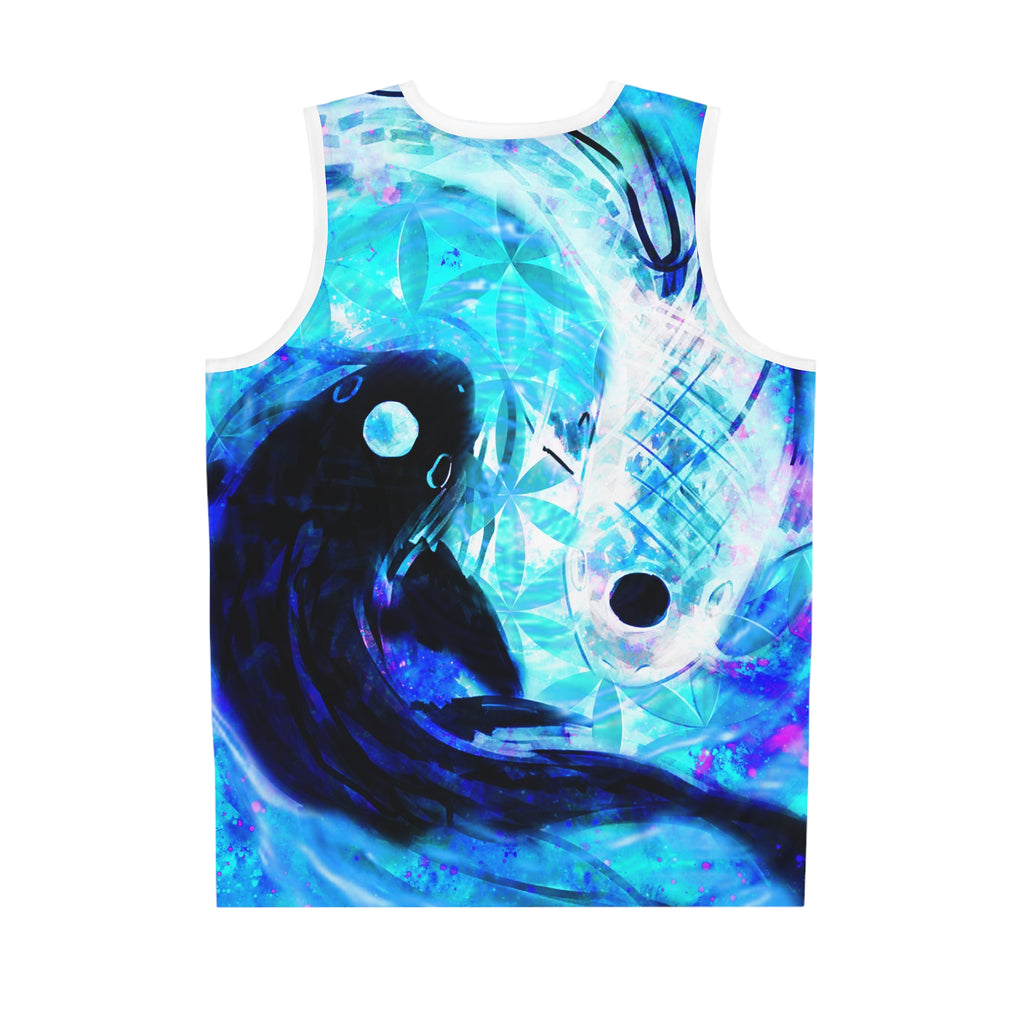 Amen Jin's Memories of Yesterday Koi Meditations Basketball Jersey