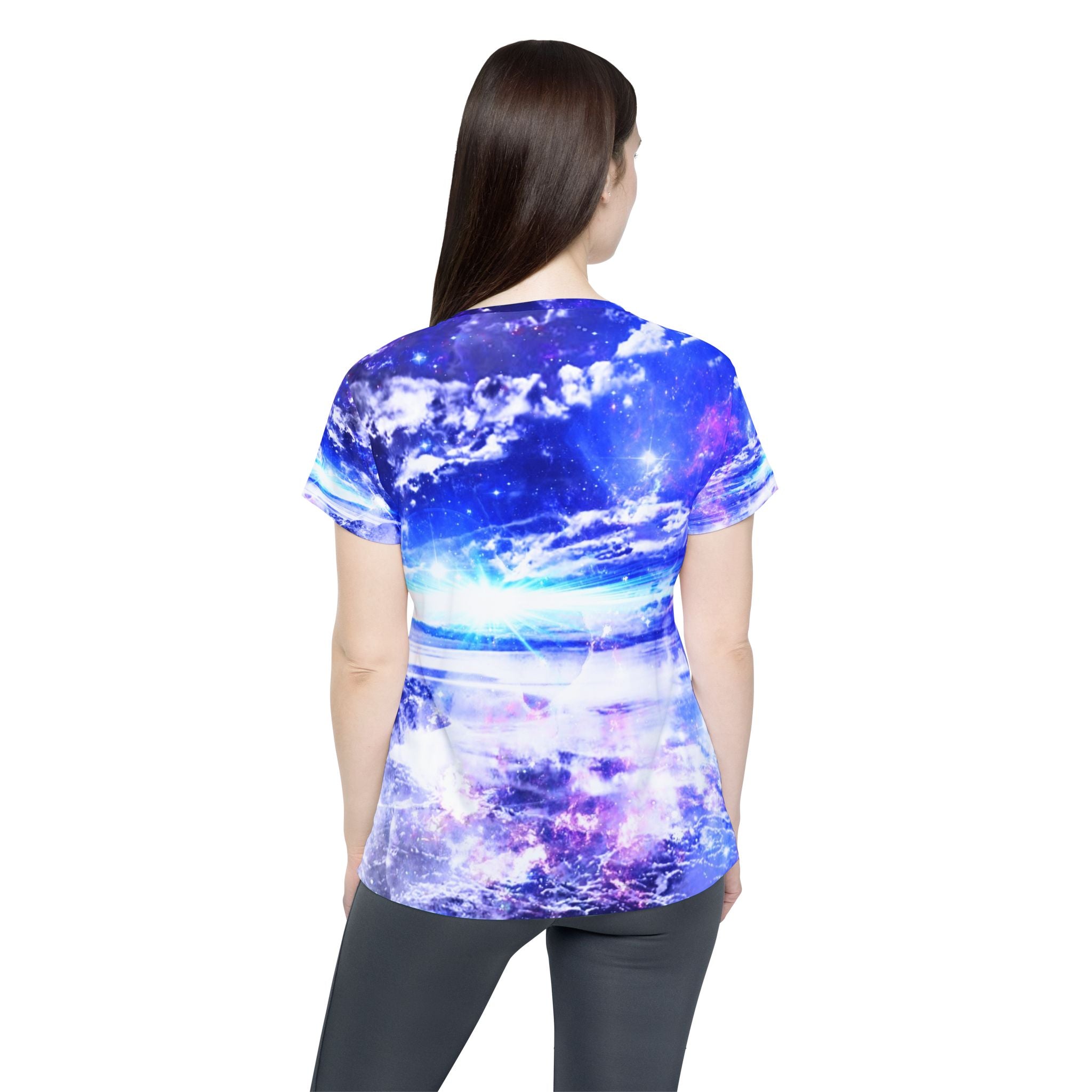 Iridescent Dancing Sea Dreams Women's Sports Jersey
