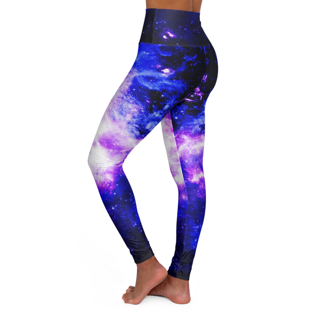 Amethyst Rose Dreams High Waisted Yoga Leggings