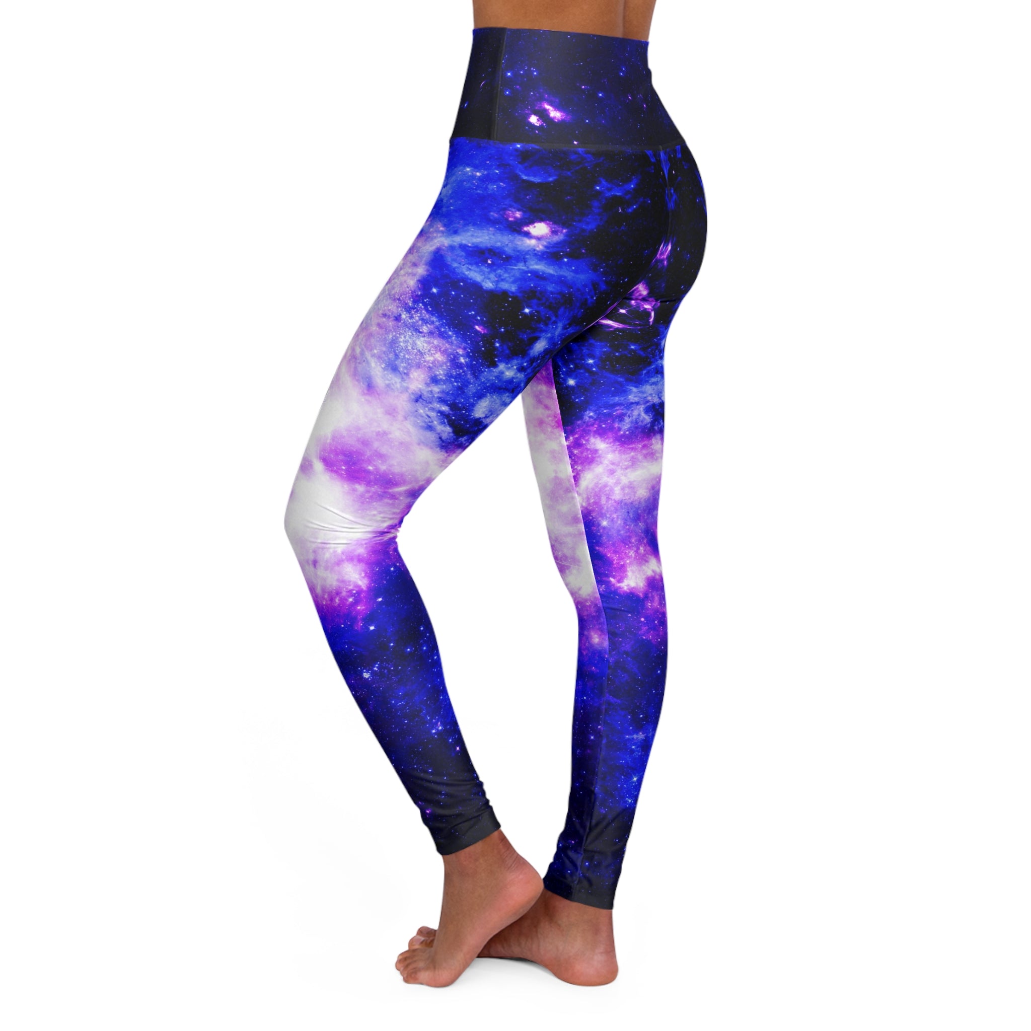 Amethyst Rose Dreams High Waisted Yoga Leggings