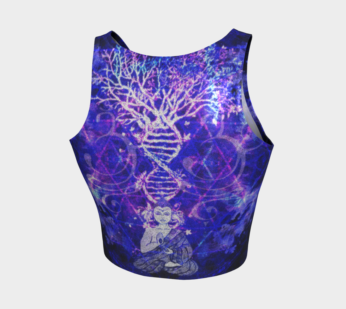 Katerina's Dragon's Eye Buddha Meditations Crop Top
