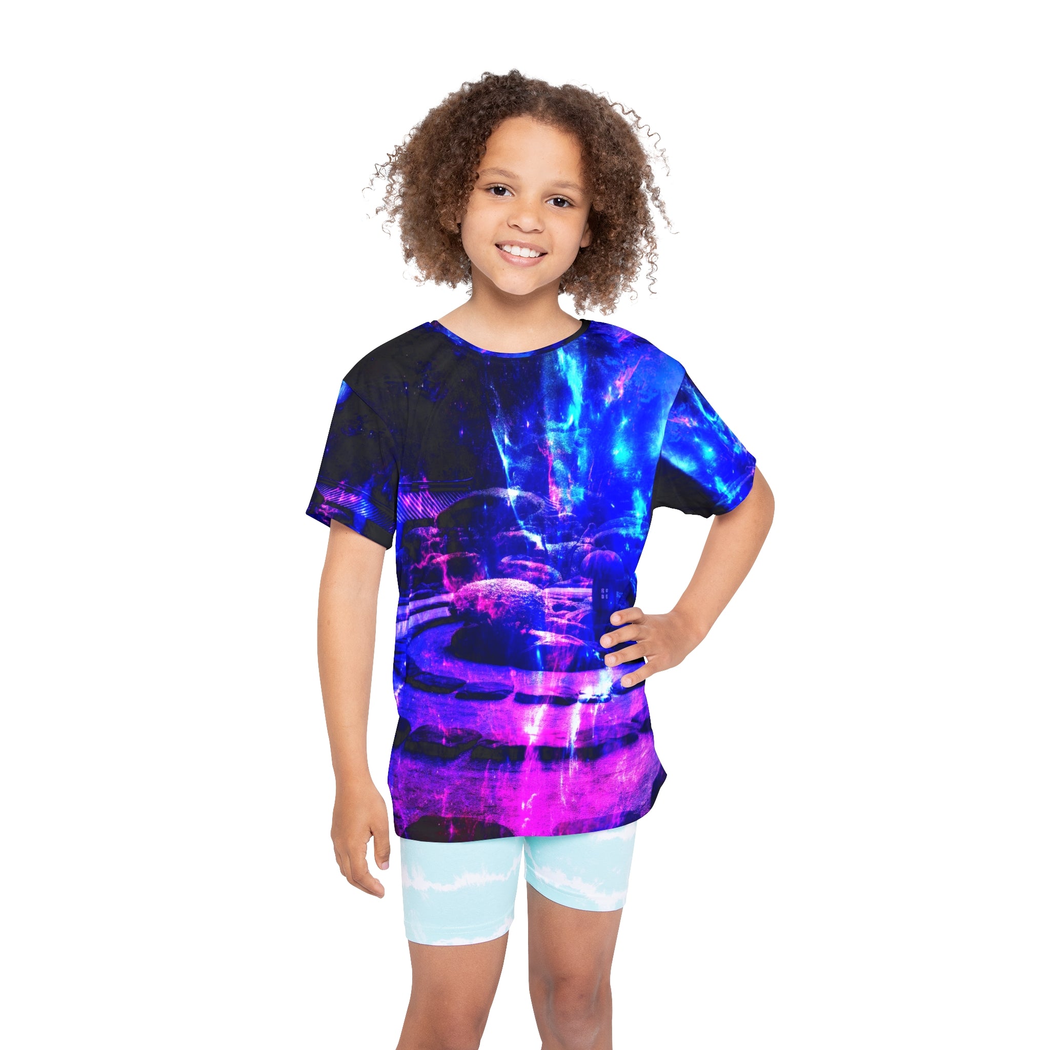 Amethyst Tranquil Garden Dreams Kids Sports Jersey
