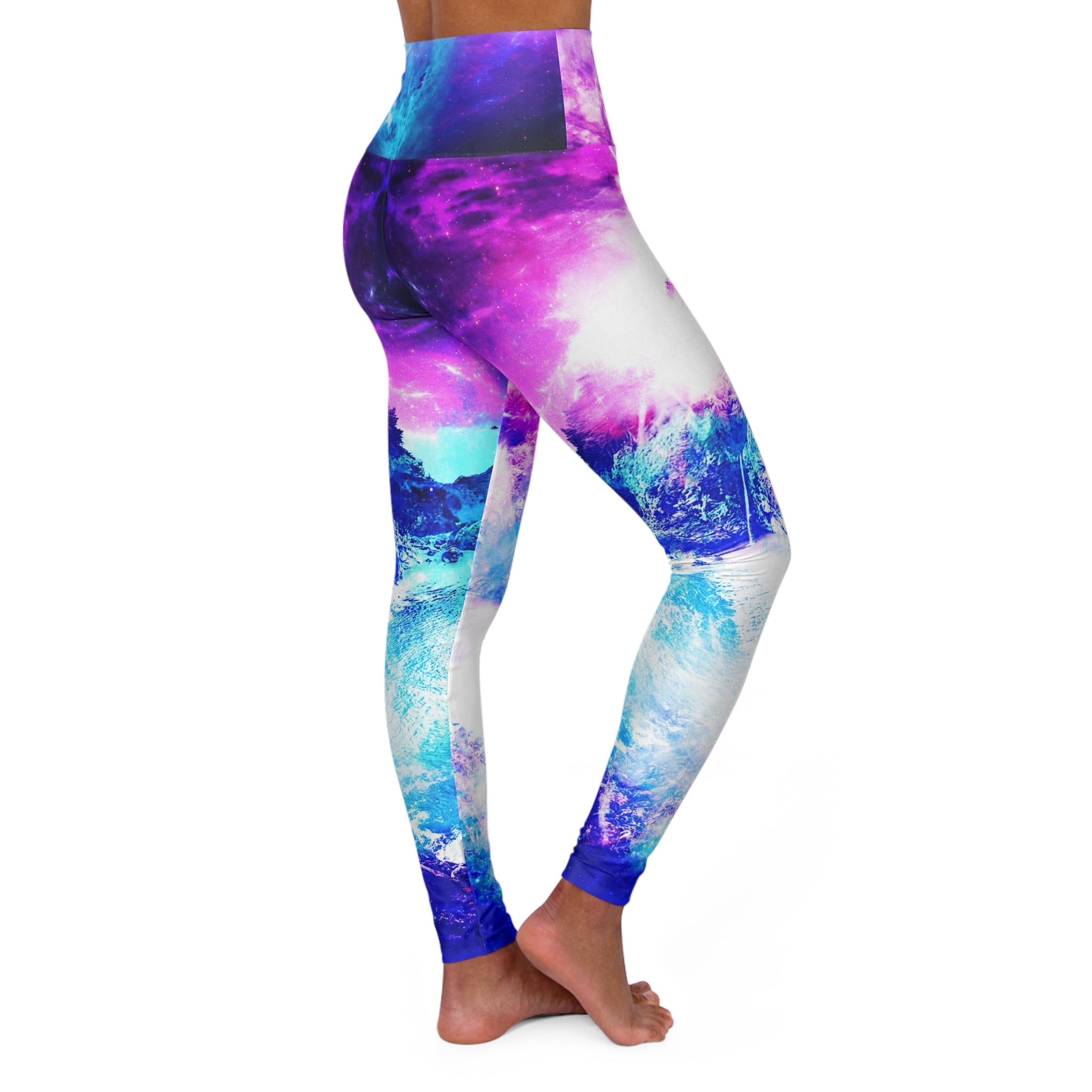 Creation's Heaven Hideaway Cove Dreams  High Waisted Yoga Leggings