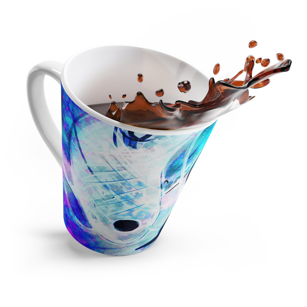 Amen Jin's Memories of Yesterday Desires Koi Dreams Latte Mug