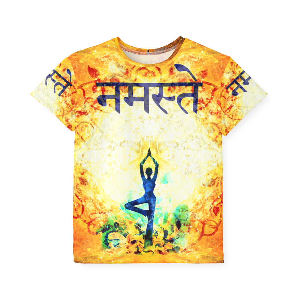 Katerina's Golden Namaste Meditations Kids Sports Jersey
