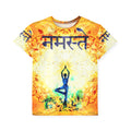Katerina's Golden Namaste Meditations Kids Sports Jersey