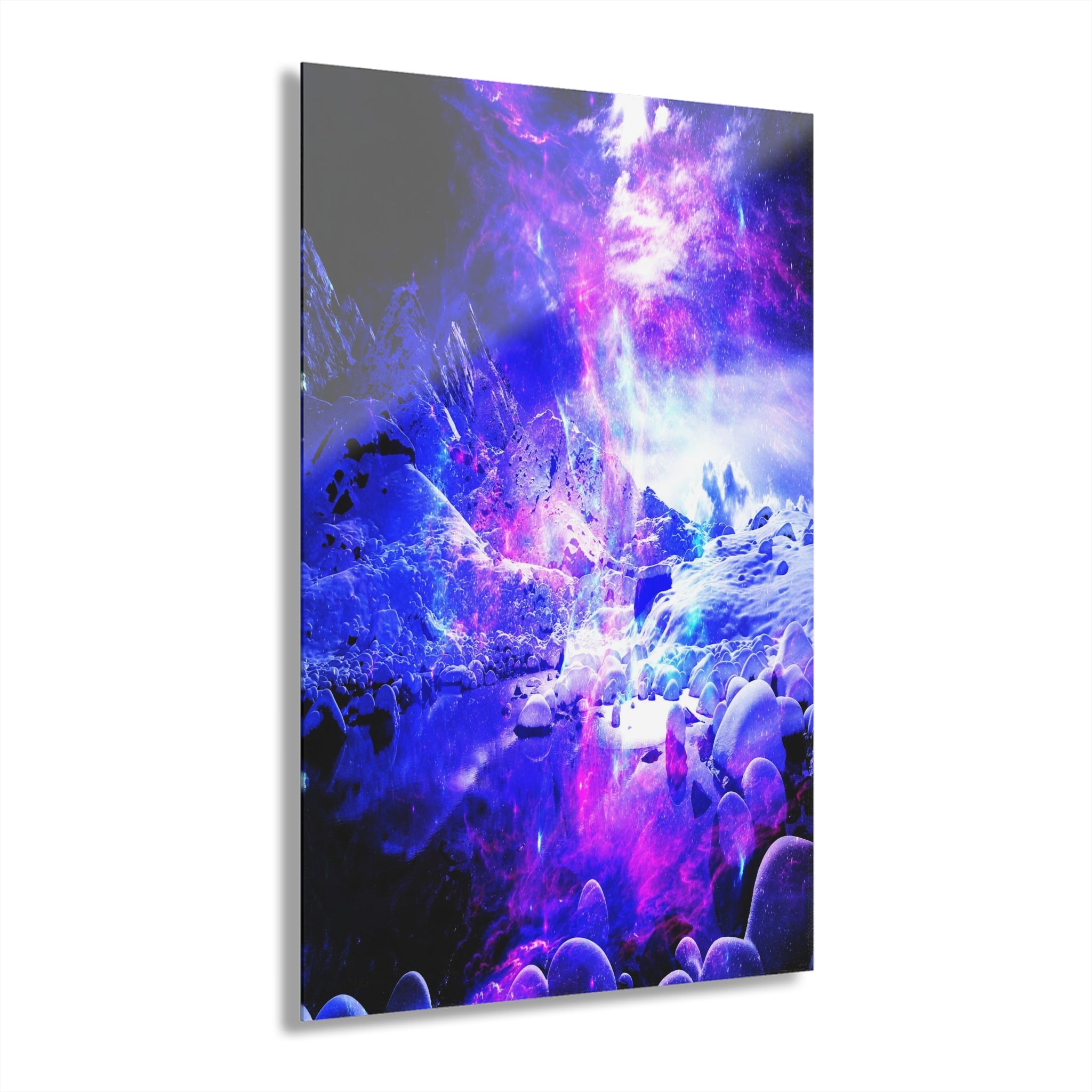 Amethyst Yule Night Dreams Acrylic Prints (French Cleat Hanging)