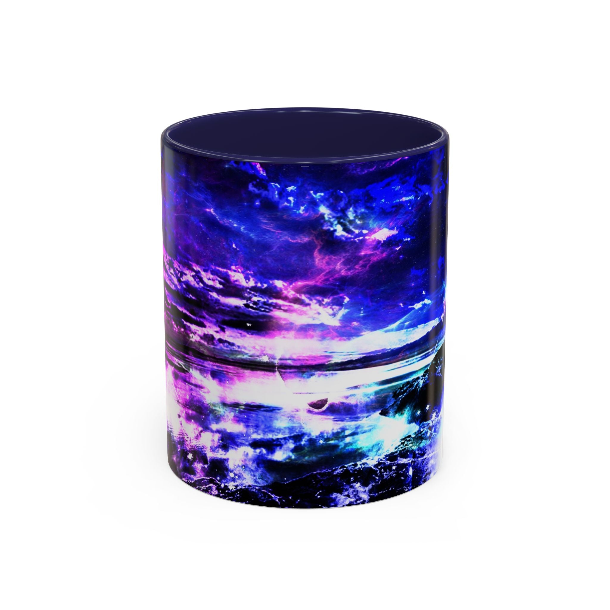 Amethyst Dancing Sea Dreams Accent Coffee Mug