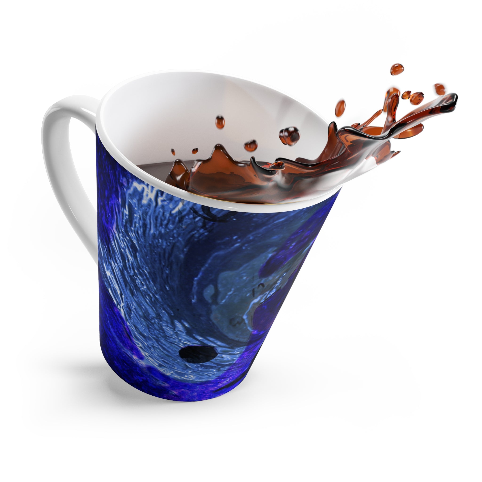 Katerina's Dragon's Eye Desires Koi Dreams Latte Mug