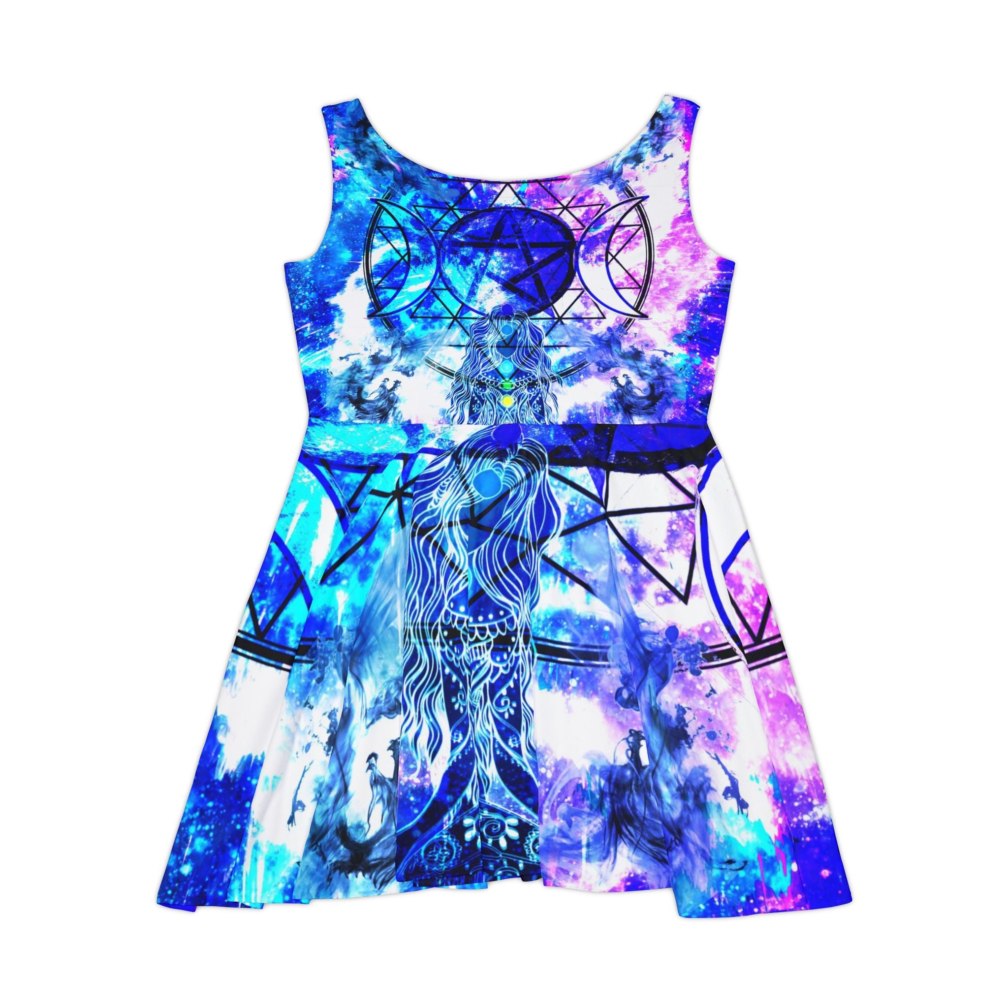 Creation's Magical Awakening Desires Meditations Women's Skater Dress