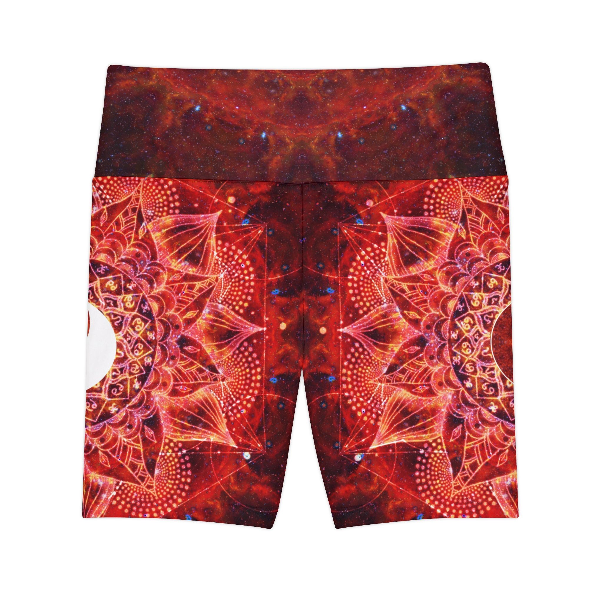 Muladhara Yin Yang Meditations Women's Workout Shorts