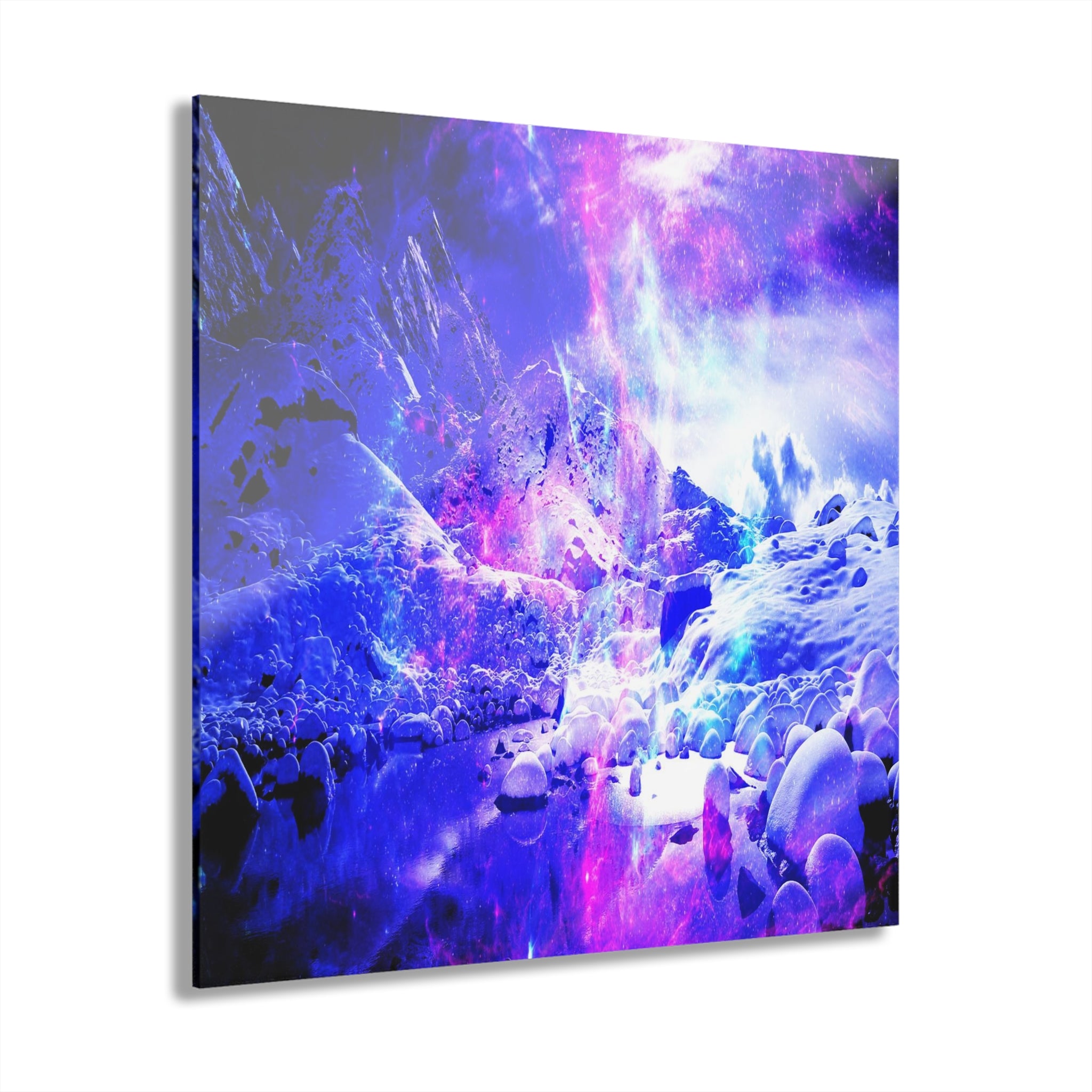 Amethyst Yule Night Dreams Acrylic Prints (French Cleat Hanging)