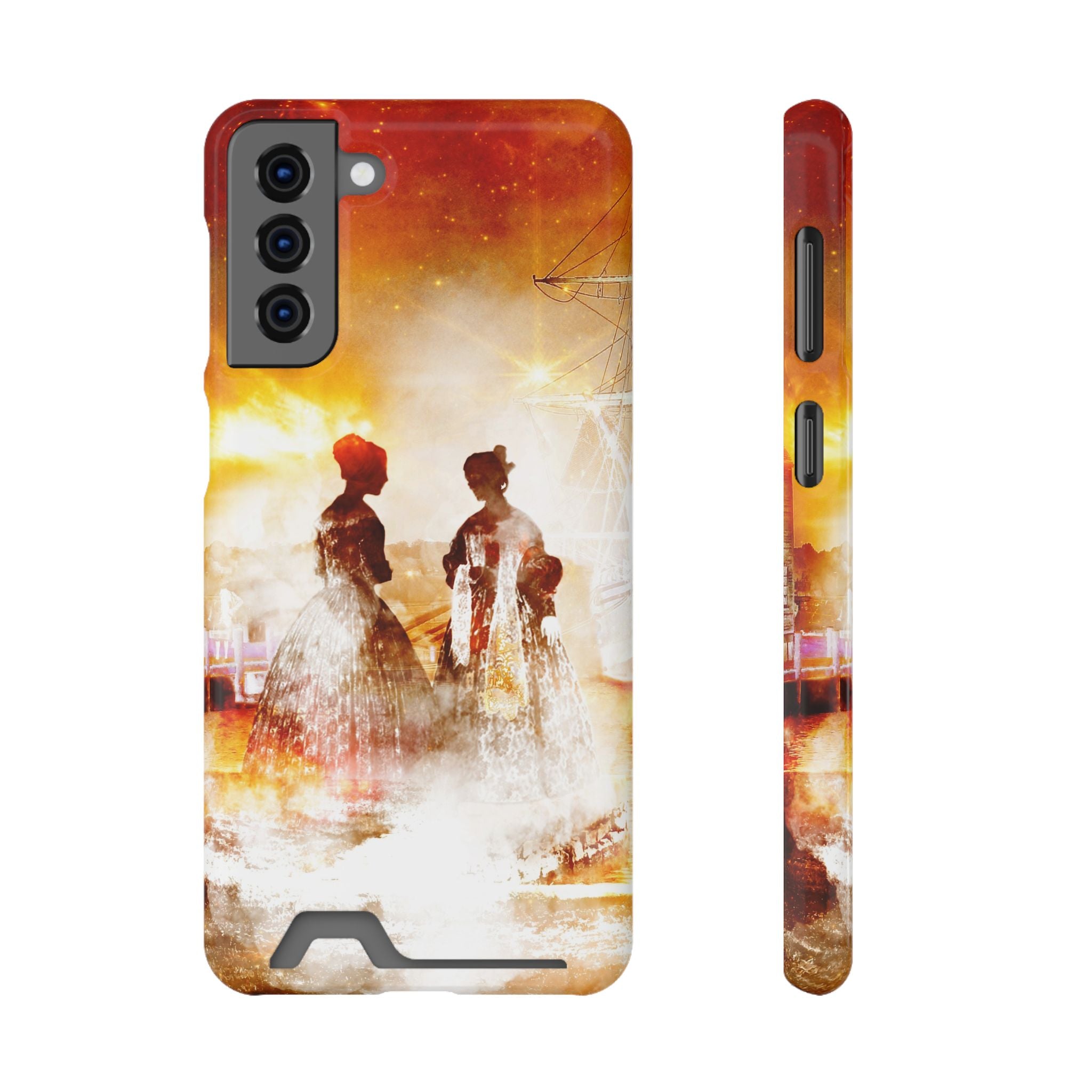Samhain Eve Salem Harbor Dreams Phone Case With Card Holder