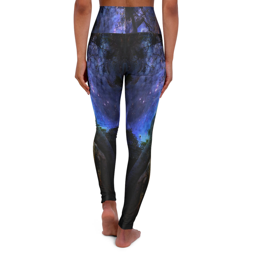 Universal Tree Dreams High Waisted Yoga Leggings