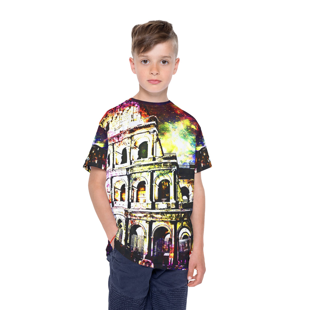Rainbow Universe Dreams of Roman Patterns Past Kids Sports Jersey