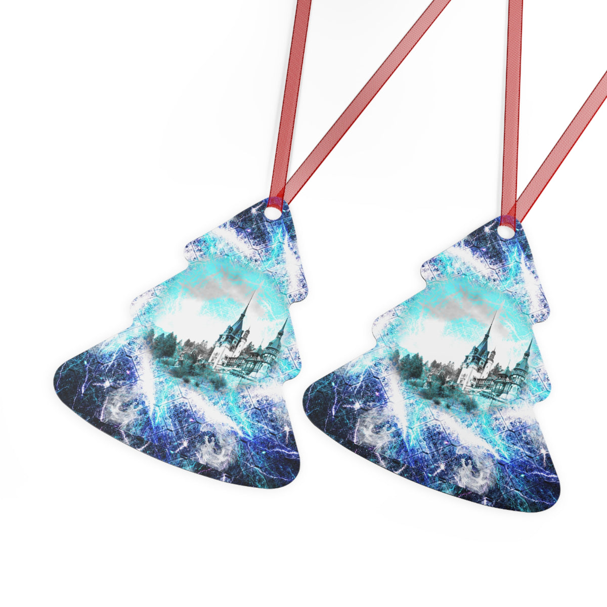 Katerina's Electric Dragon Fire Desires Dragoness Dreams Metal Ornaments