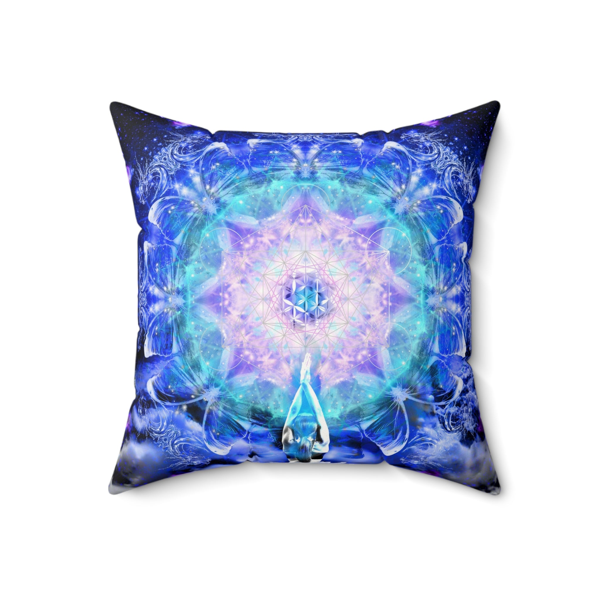 Amen Jin's Katerina's Eros & Psyche Metamorphosis Meditations Faux Suede Square