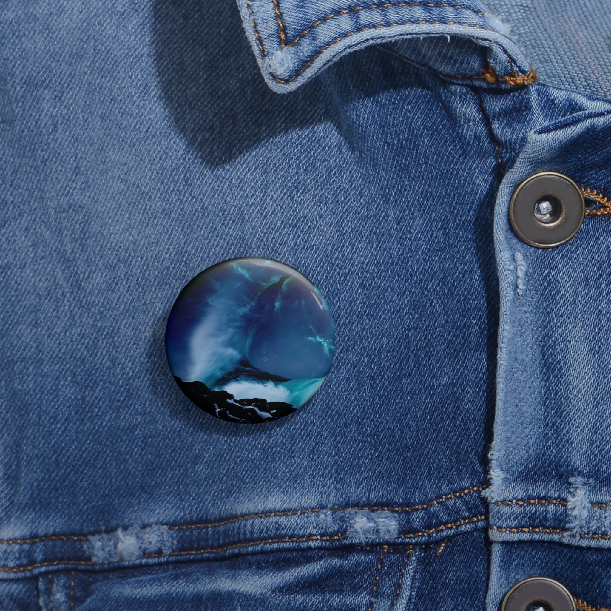 Serenity Bay Dreams Pin Button