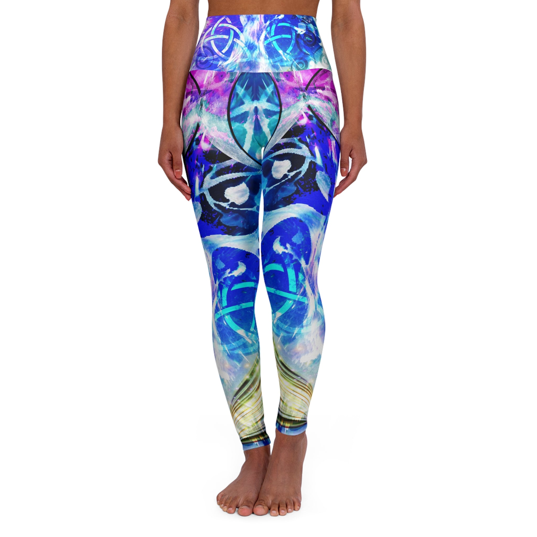 Creation's Celtic Meditations High Waisted Yoga Leggings