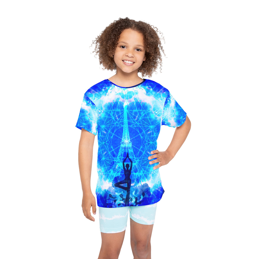 Amen Jin's Blue Sun Parisian Meditations Kids Sports Jersey