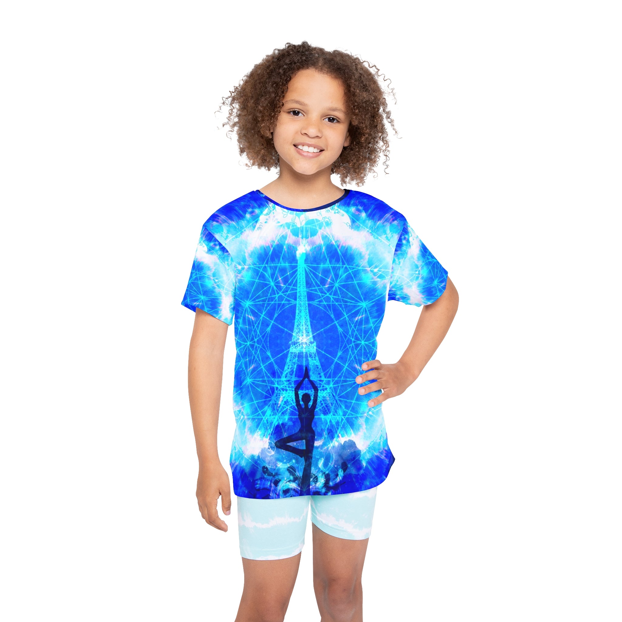 Amen Jin's Blue Sun Parisian Meditations Kids Sports Jersey