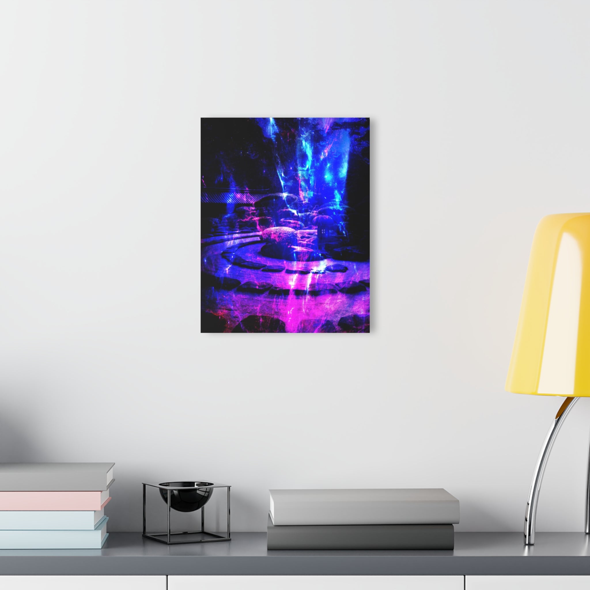 Amethyst Tranquil Garden Dreams Acrylic Prints (French Cleat Hanging)