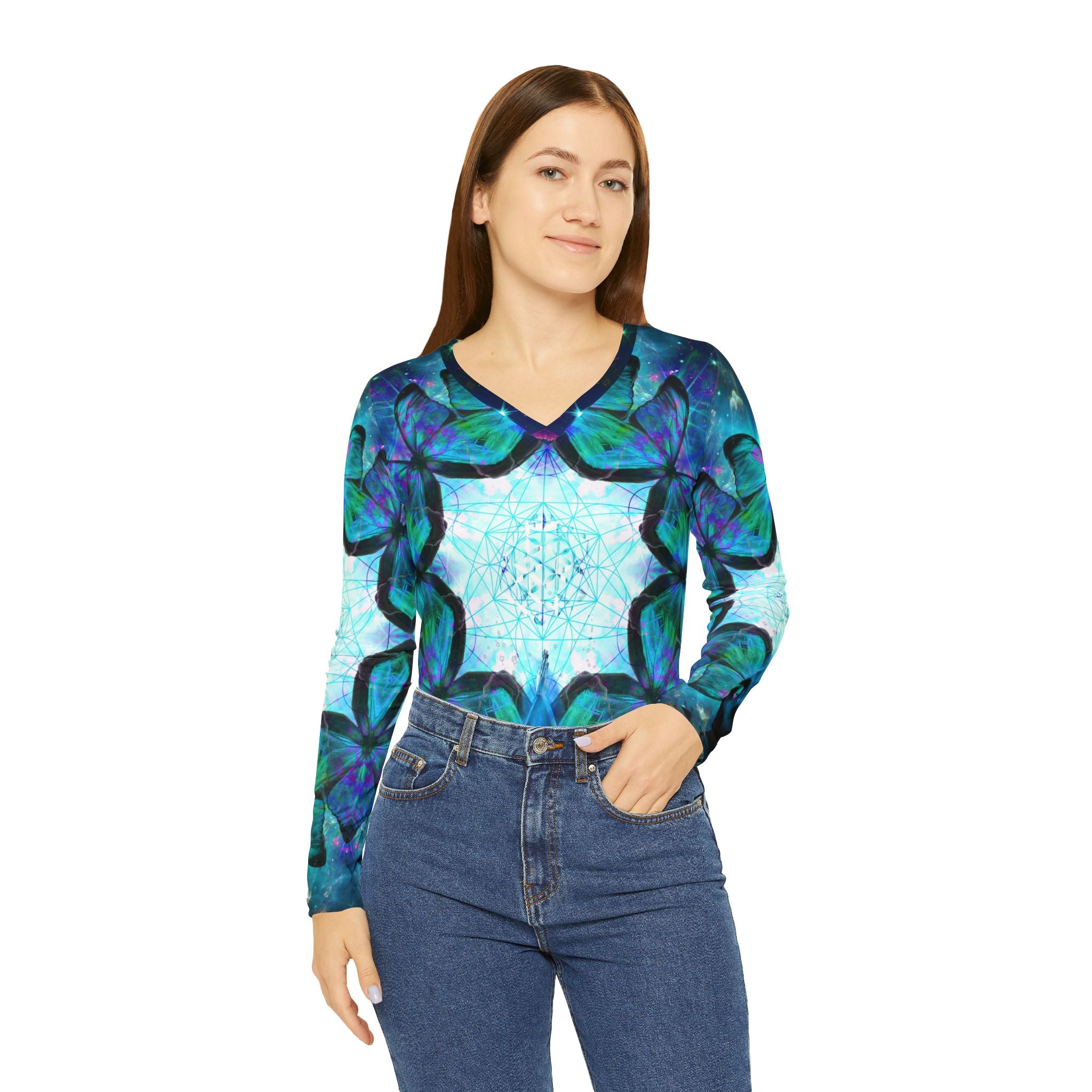 Katerina's Now & Forever Metamorphosis Meditations Long Sleeve V-neck